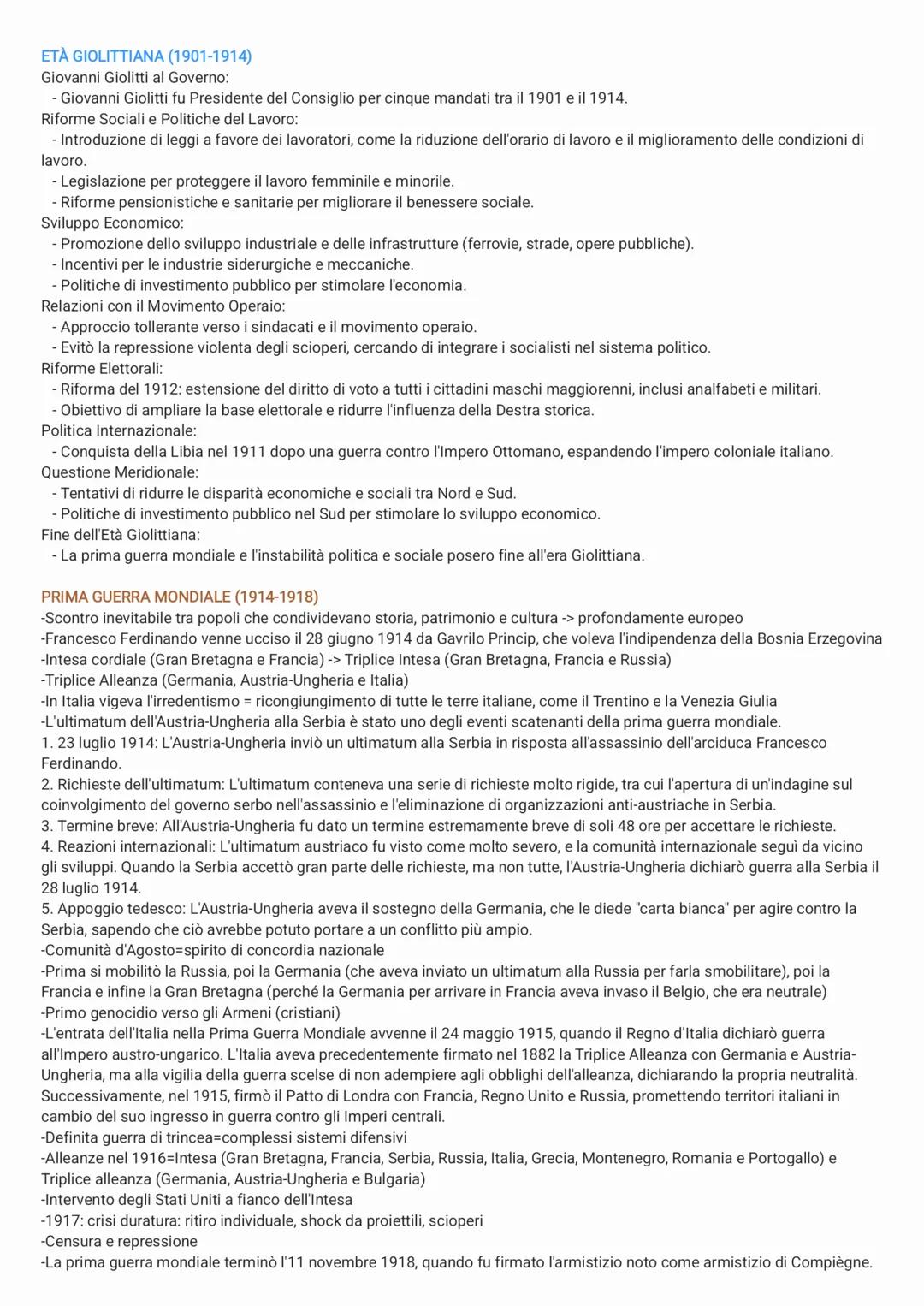STORIA
L'ETÀ DELLA DESTRA
- L'Italia aveva 22 milioni di abitanti ed era un paese preindustrializzato, ma arretrato rispetto agli altri paes