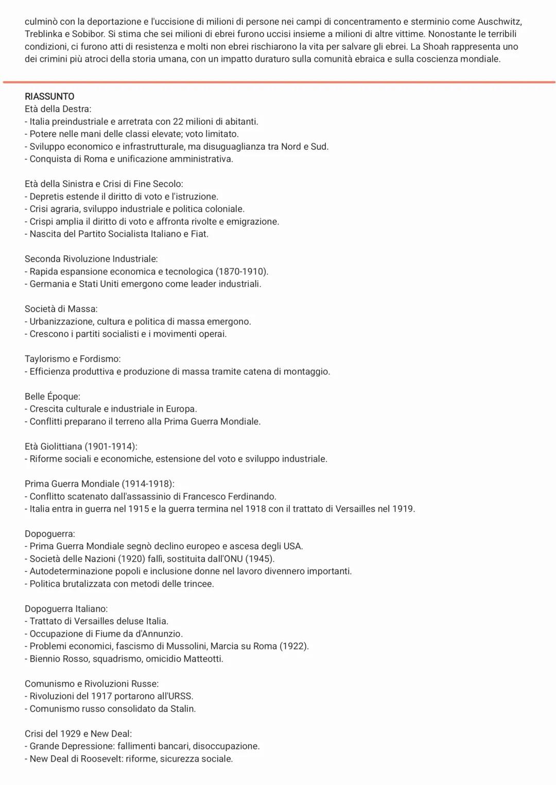 STORIA
L'ETÀ DELLA DESTRA
- L'Italia aveva 22 milioni di abitanti ed era un paese preindustrializzato, ma arretrato rispetto agli altri paes