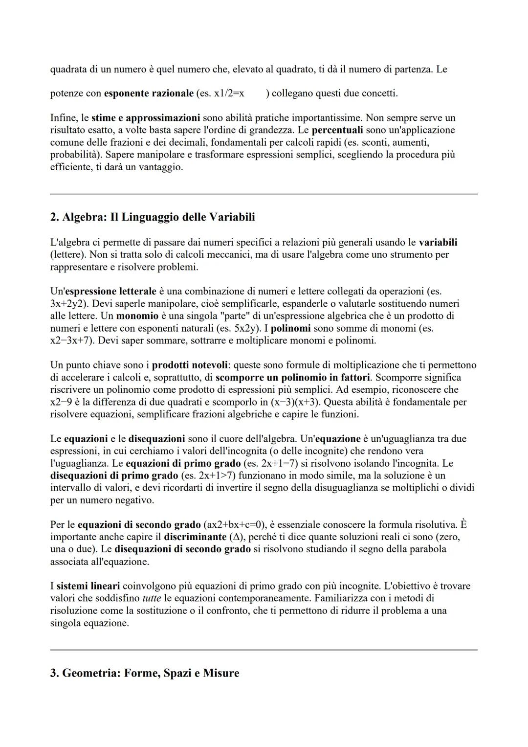 La Matematica per il TOLC-B: Ragionare con i Numeri e le
Forme
Il modulo di Matematica di base del TOLC-B è pensato per valutare la tua capa