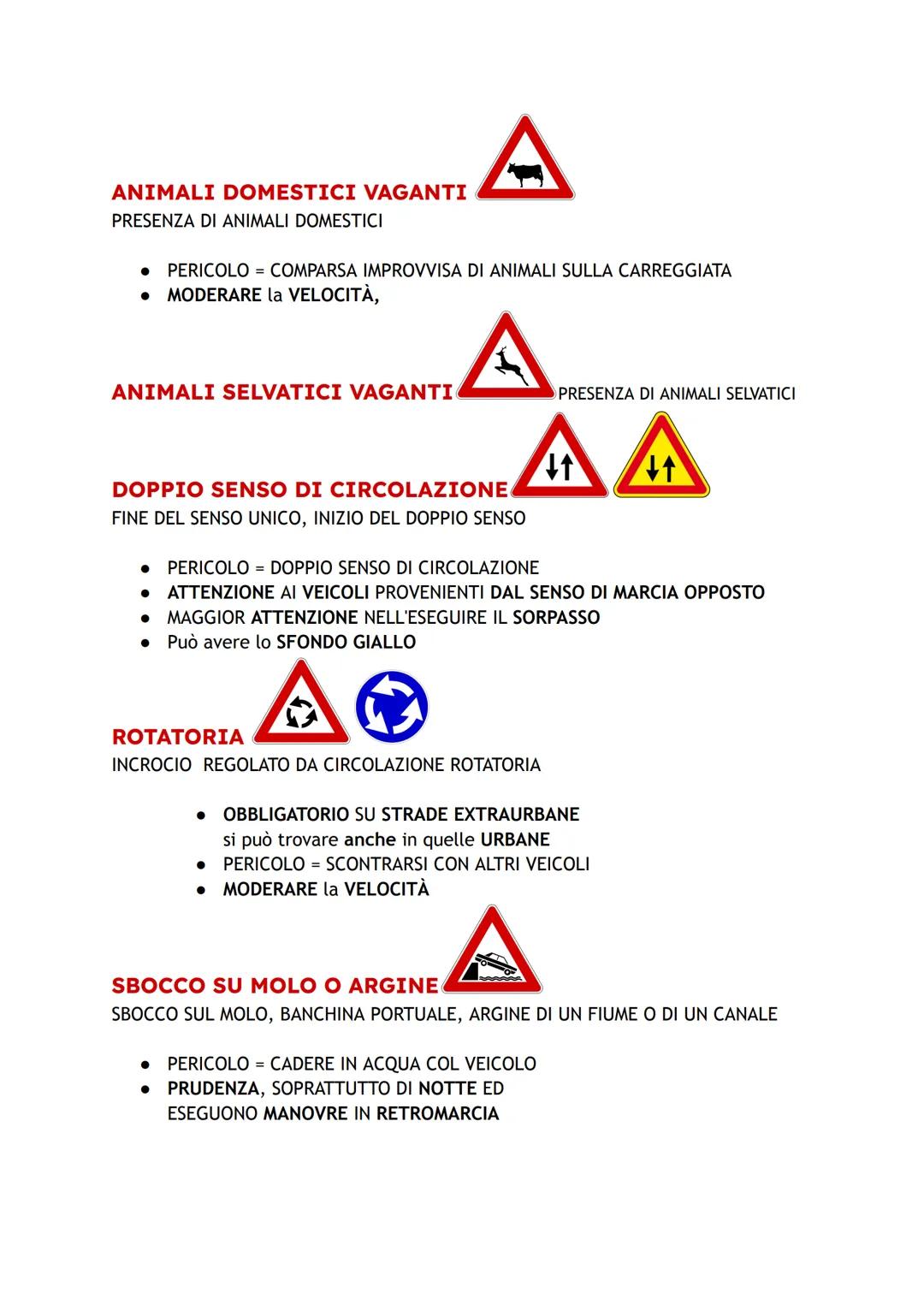 SEGNALI DI PERICOLO
STRADA DEFORMATA
Nei CANTIERI con SFONDO GIALLO
DISSESTA, ROVINATA, IN CATTIVO STATO
80
• Può essere abbinato al segnale