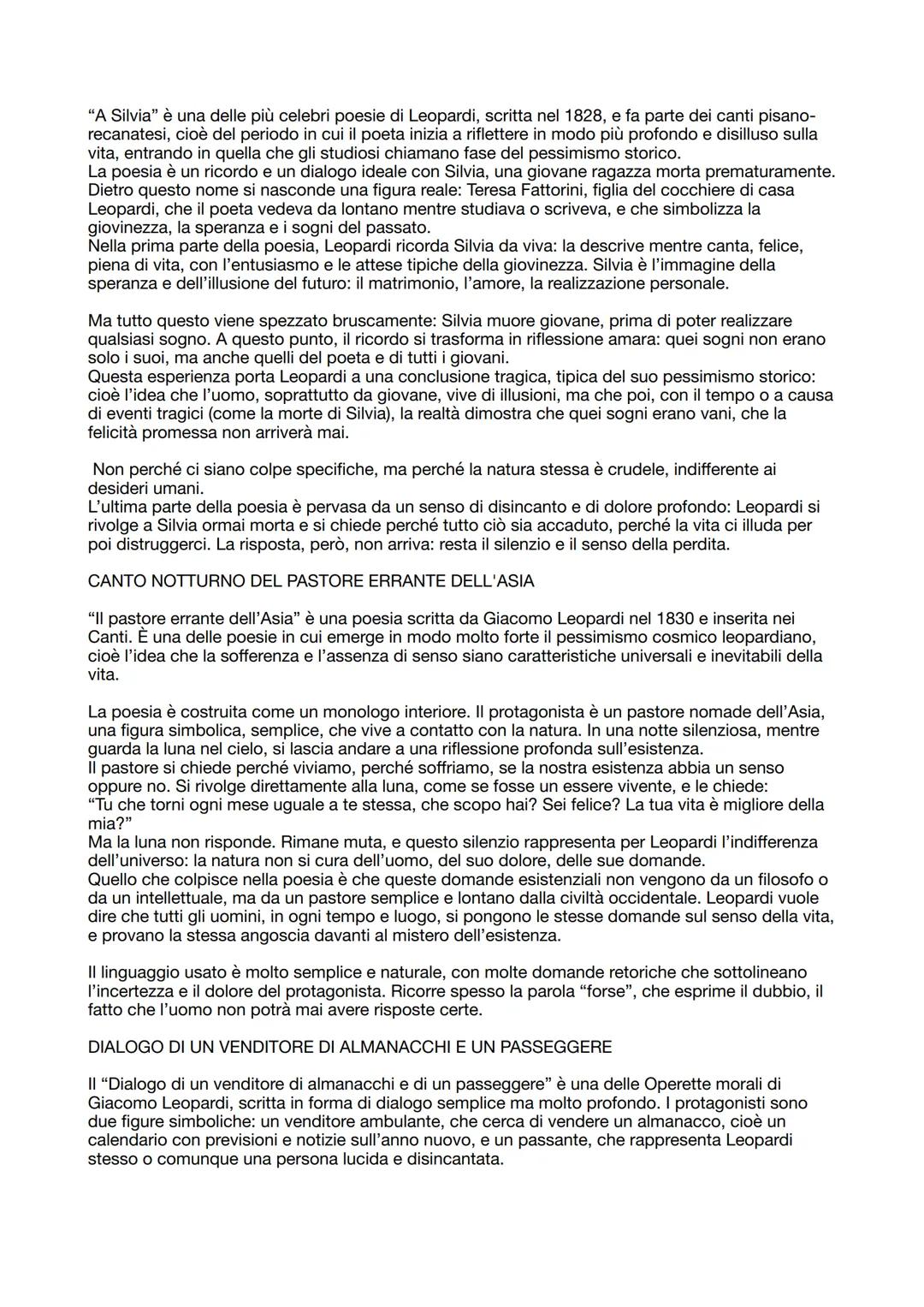 LEOPARDI
Giacomo Leopardi è uno dei più grandi poeti e pensatori italiani dell'Ottocento.
Nasce a Recanati nel 1798, in una famiglia nobile