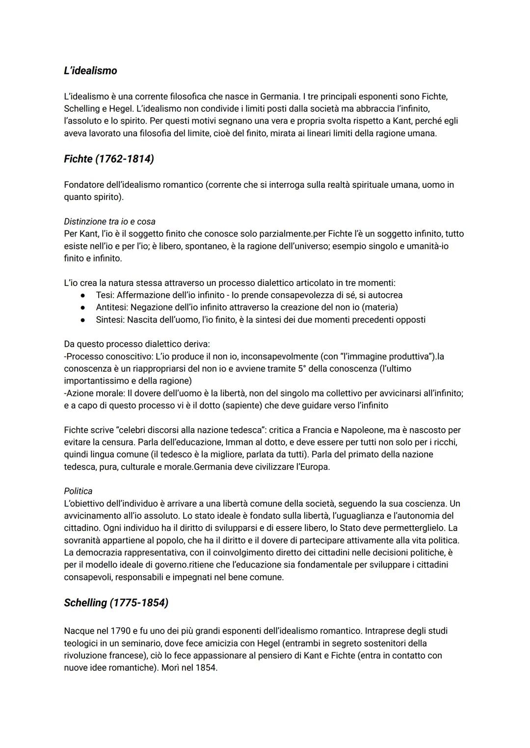 Recap filosofia maturità