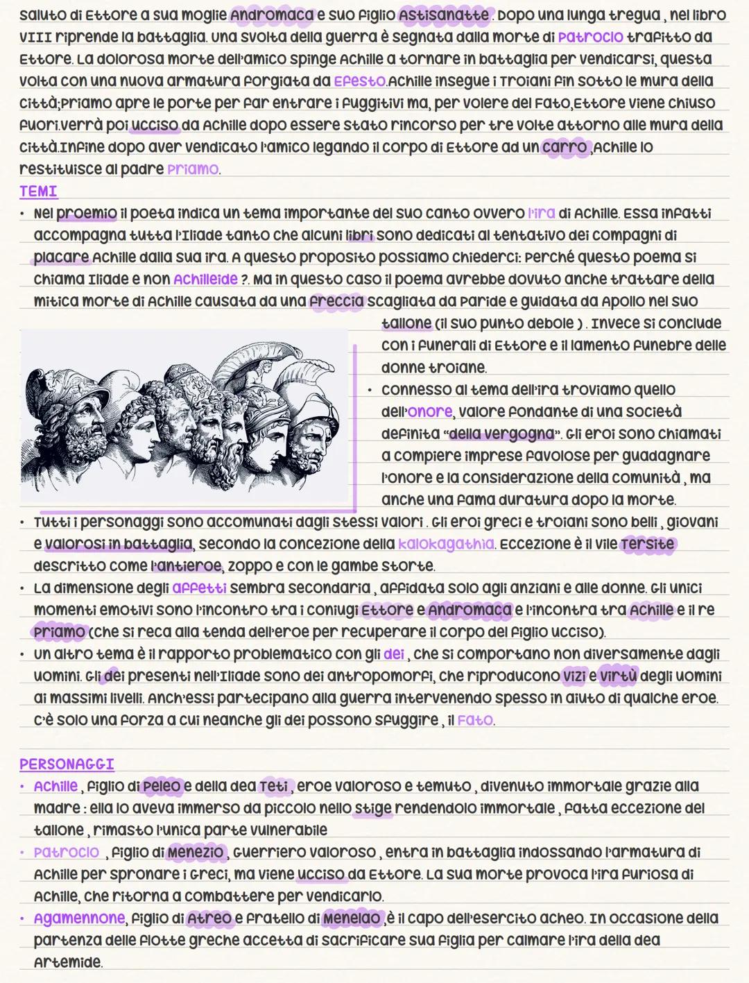 INTRODUZIONE
l' iliade
P'Iliade trae il suo nome da Ilio, altra denominazione della cittร di Troia, fulcro della lunga guerra
che ha visto s