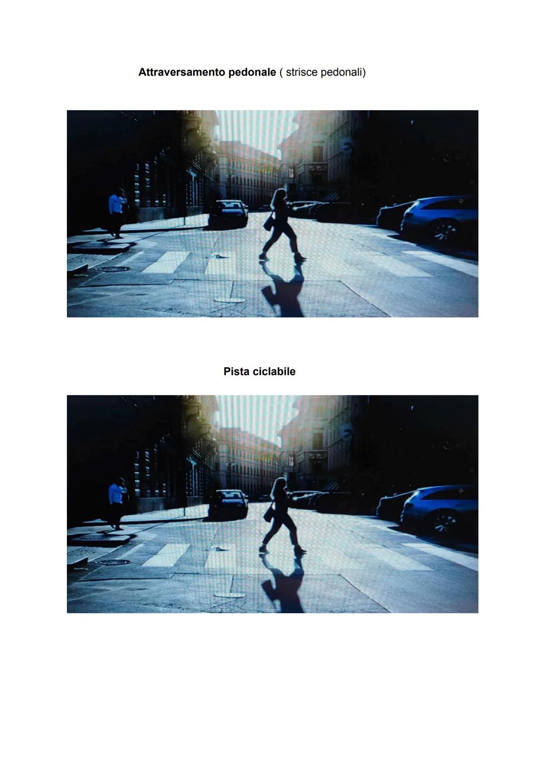 DEFINIZIONI STRADALI
STRADA E CARREGGIATA
Strada e carreggiata, anche se sembrano la stessa cosa, sono due cose diverse.
Strada= Spazio che