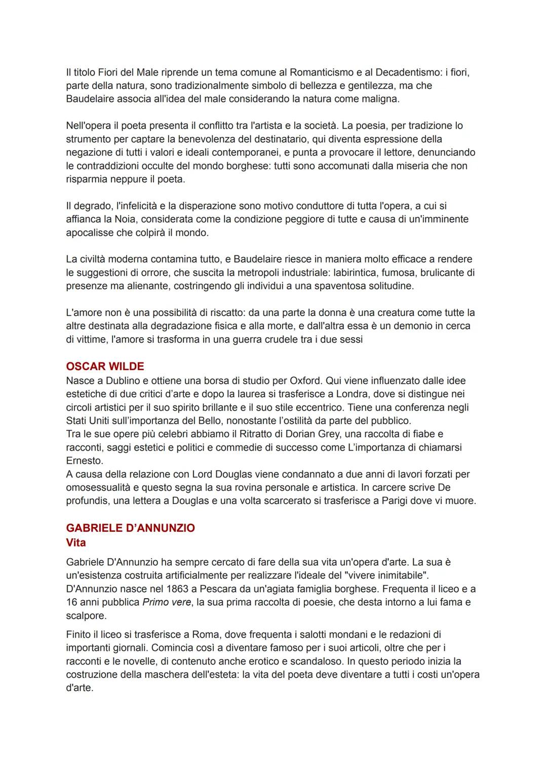 DECADENTISMO
Origine
II decadentismo è un movimento artistico letterario sviluppatosi in Francia e poi diffusosi nel
resto d'Europa tra la f