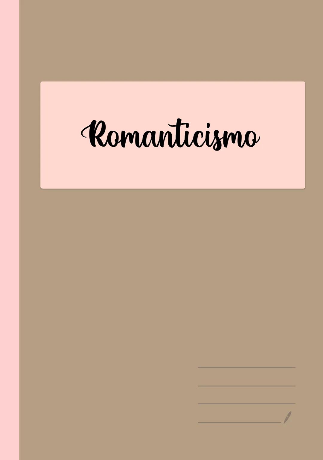 Il romanticismo