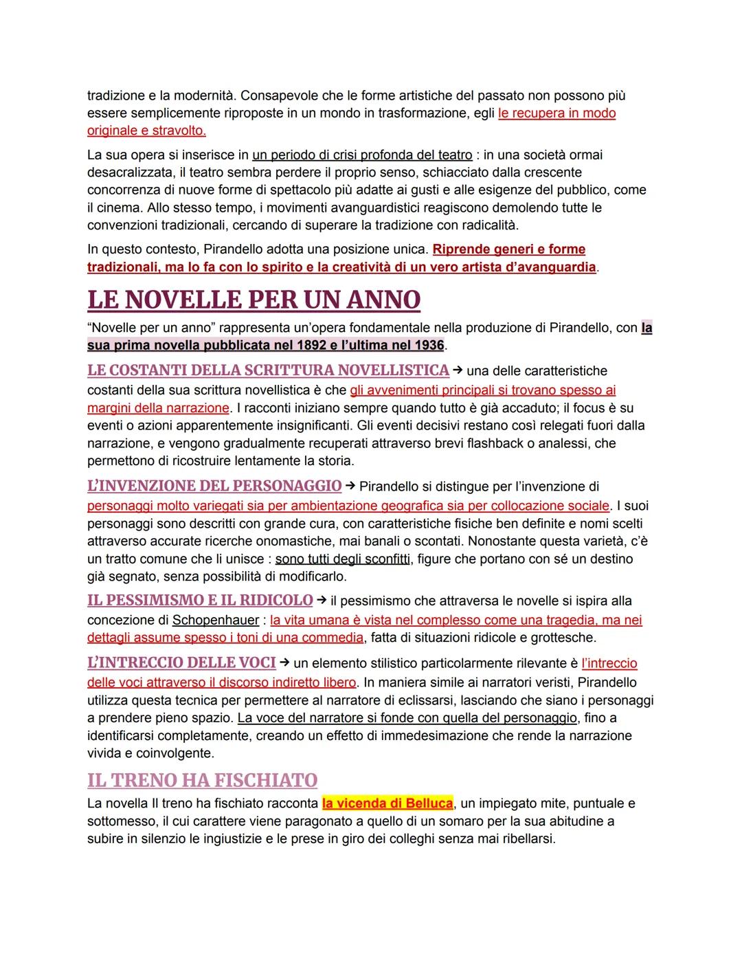 ## LUIGI PIRANDELLO (1867-1936)
Pirandello nasce nel 1867 nelle campagne vicino ad Agrigento, in Sicilia, in una famiglia di
origini borghe