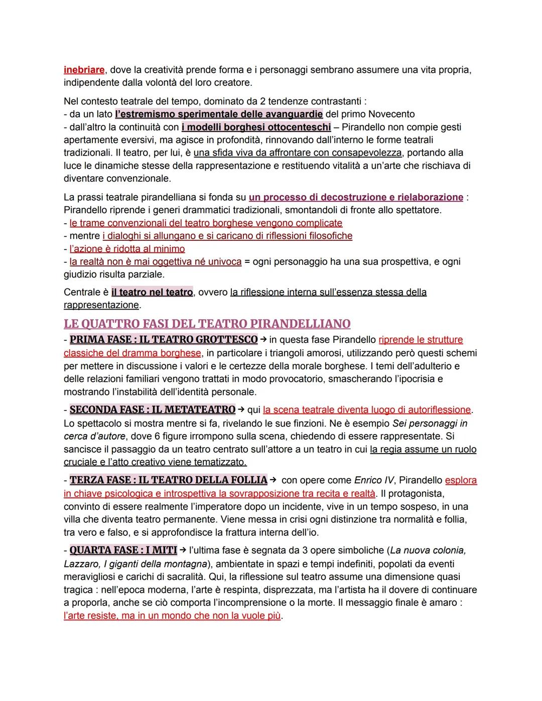 ## LUIGI PIRANDELLO (1867-1936)
Pirandello nasce nel 1867 nelle campagne vicino ad Agrigento, in Sicilia, in una famiglia di
origini borghe