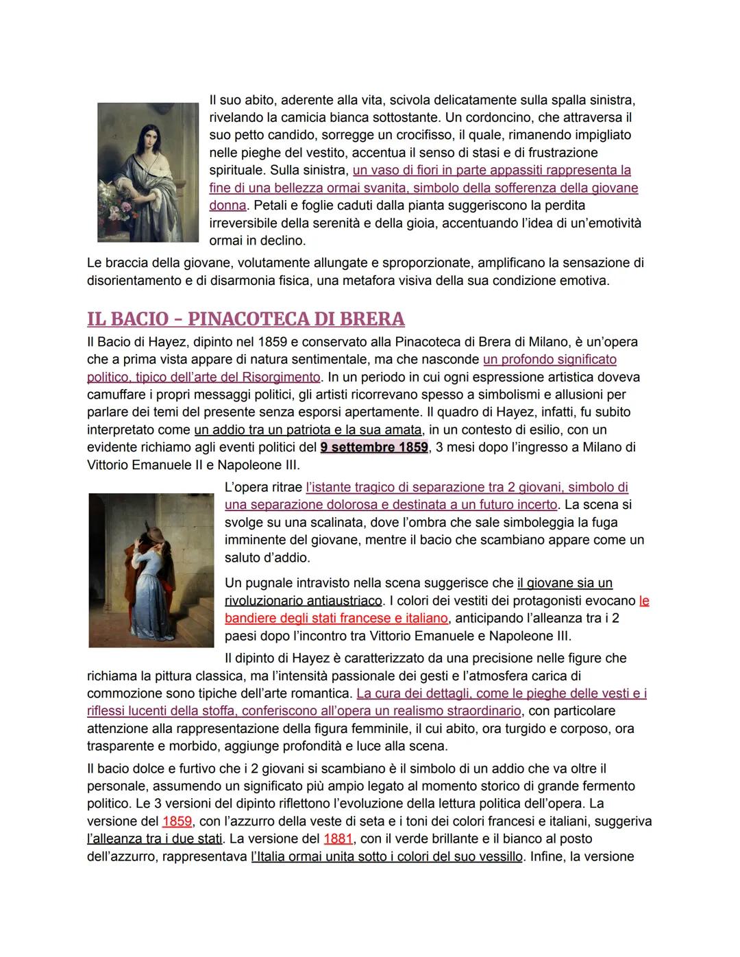 FRANCESCO HAYEZ (1791-1882)
Hayez nacque a Venezia nel 1791 e fin da giovane dimostrò un talento straordinario, tanto da
vincere nel 1809 il
