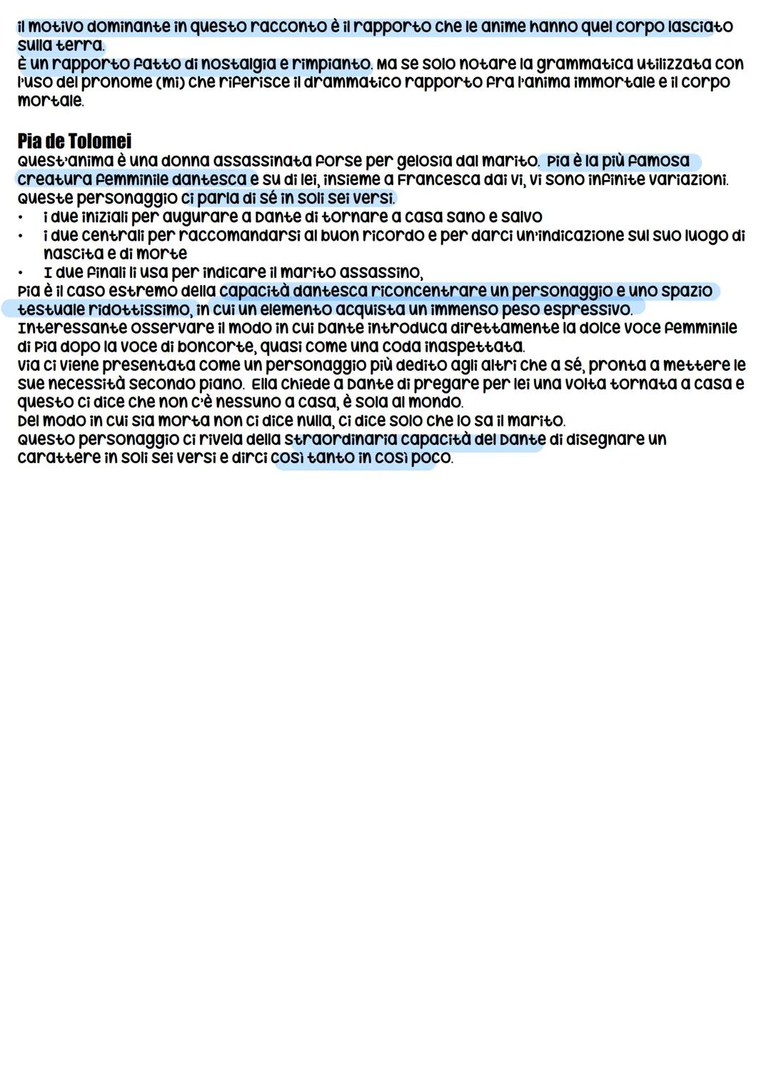 ## CANTO V
siamo ancora nell'antipurgatorio. Dante e virgilio incontrano una nuova schiera di anime
condannate: quegli dei per forza morti,