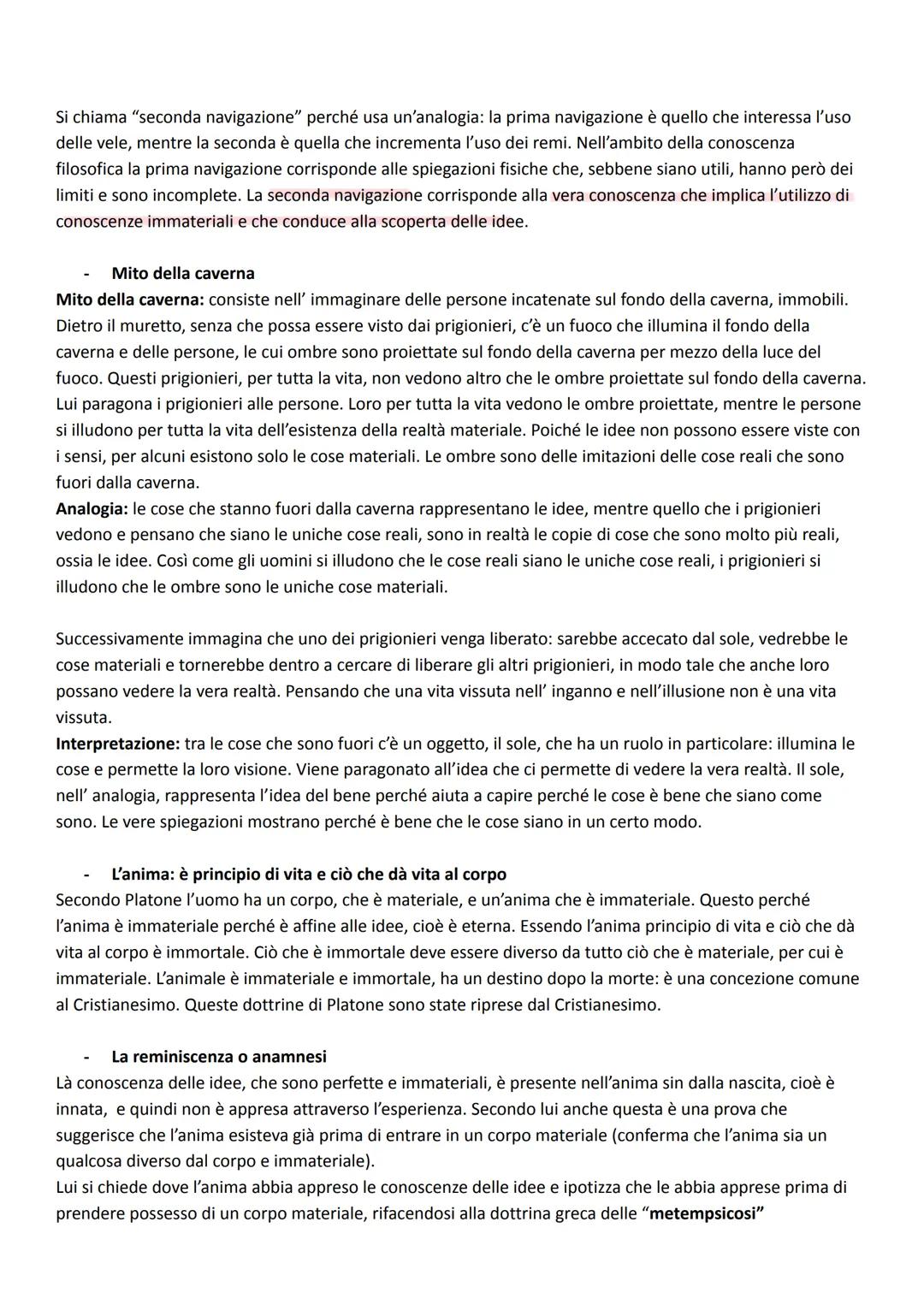 --- OCR Start ---
La vita di Platone
Filosofia: Platone
Platone nasce nella seconda metà del V sec. a.C ad Atene. Ha una vita molto lunga e
