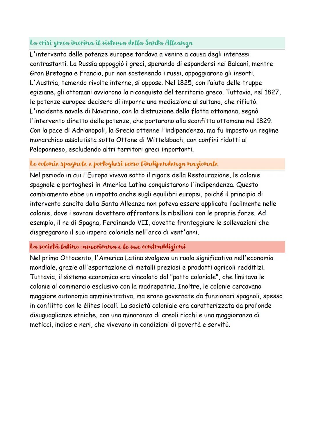 Il congresso di Vienna
Il 1ยบ novembre 1814, con Napoleone in esilio sull'isola d'Elba, iniziรฒ il congresso di
Vienna, una tappa cruciale nel