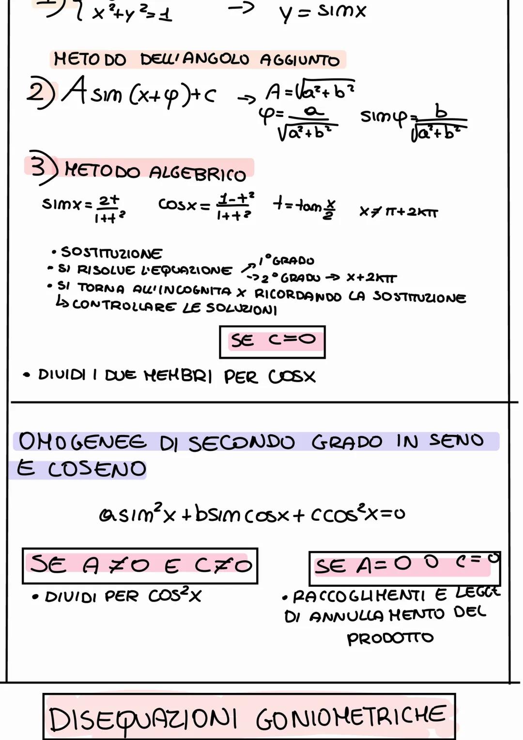 GONIOMETRIA
FUNZIONI GONIOMETRICHE
IL COSENO
Did & L'ASCISSA
DEL PUNTO P
IL SENO DI L
È L'ORDINATA DEL
PUNTO P
P
Yp
α
Xp
0
(1;0)
LA TANGENTE