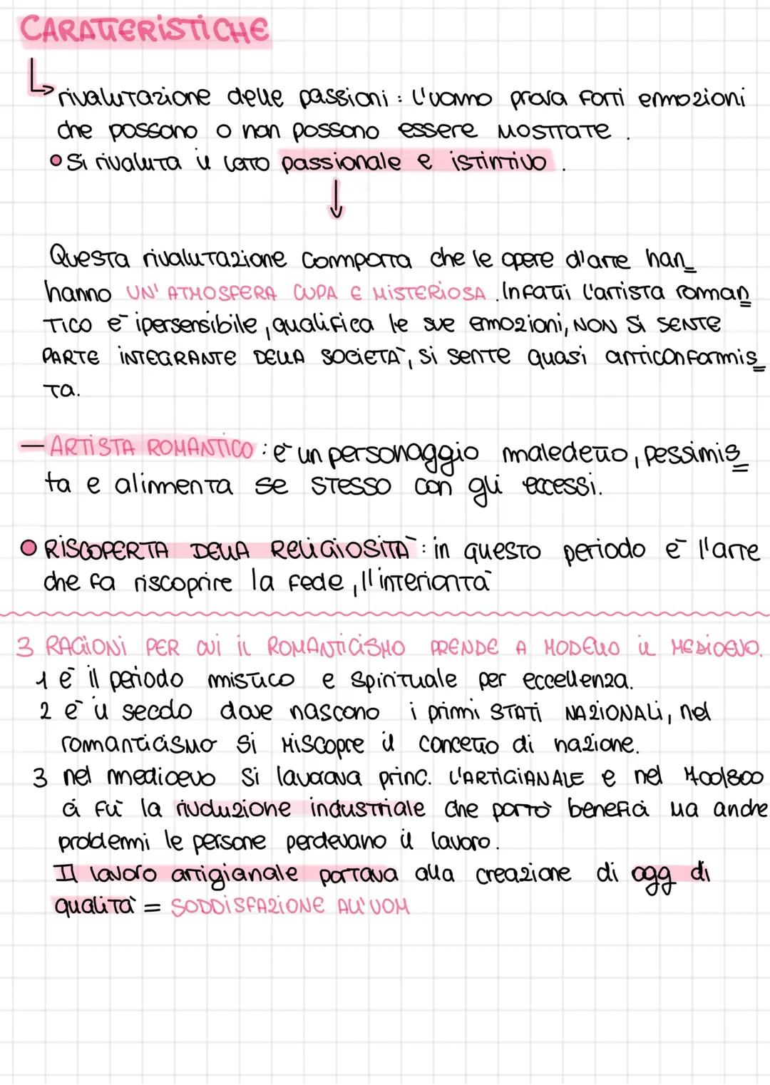 # Romanciasnio
- E una corrente artistica che nasce in GERMANIA e da li in
tutta Europa. Si manifesta tra la fine del 400/inizio 800.
- A se