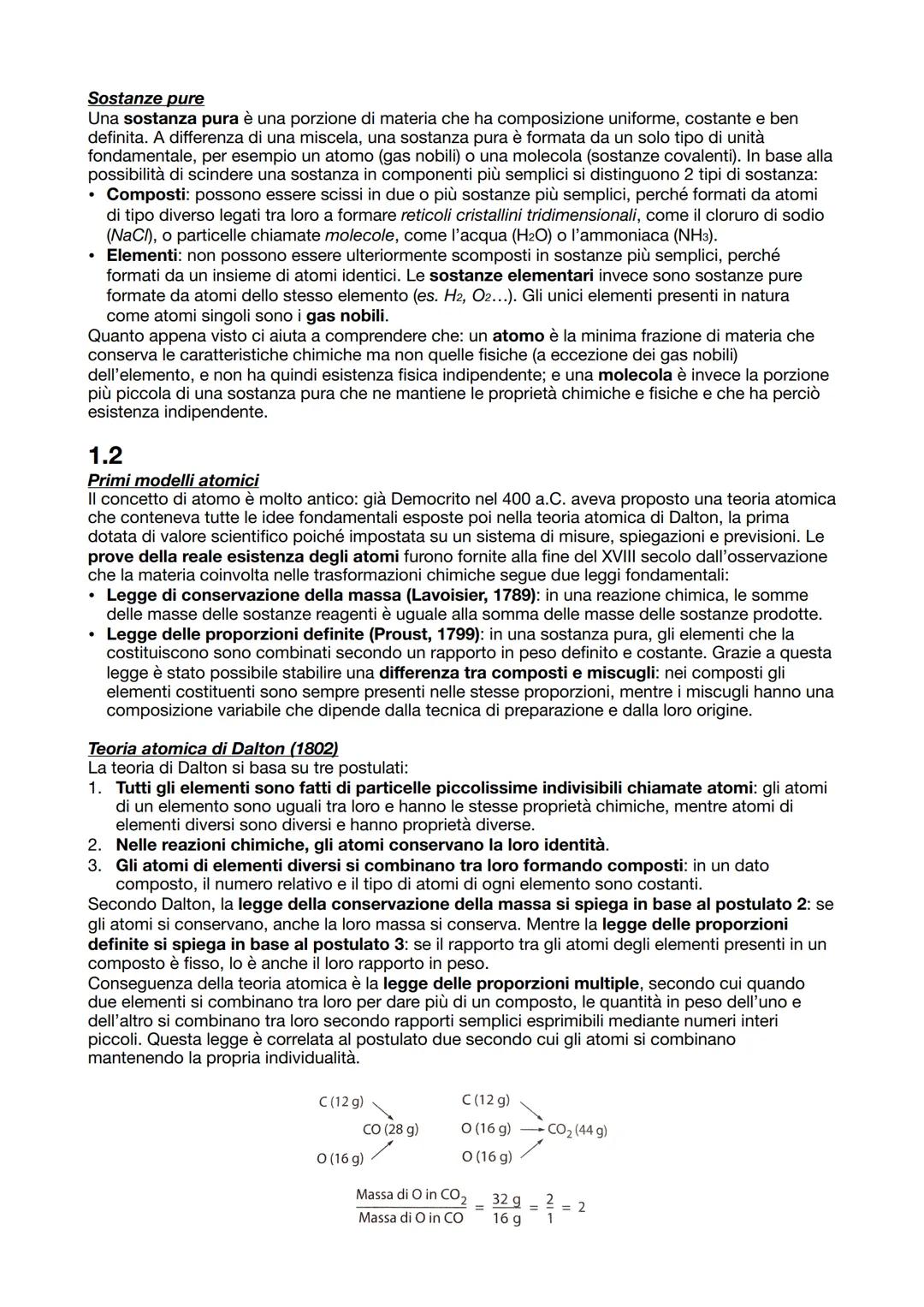 🧪 CHIMICA 🧪 CAPITOLO 1: LA COMPOSIZIONE DELLA MATERIA
1.1
Miscele e sostanze
L'oggetto di studio della chimica è la materia, e si occupa d