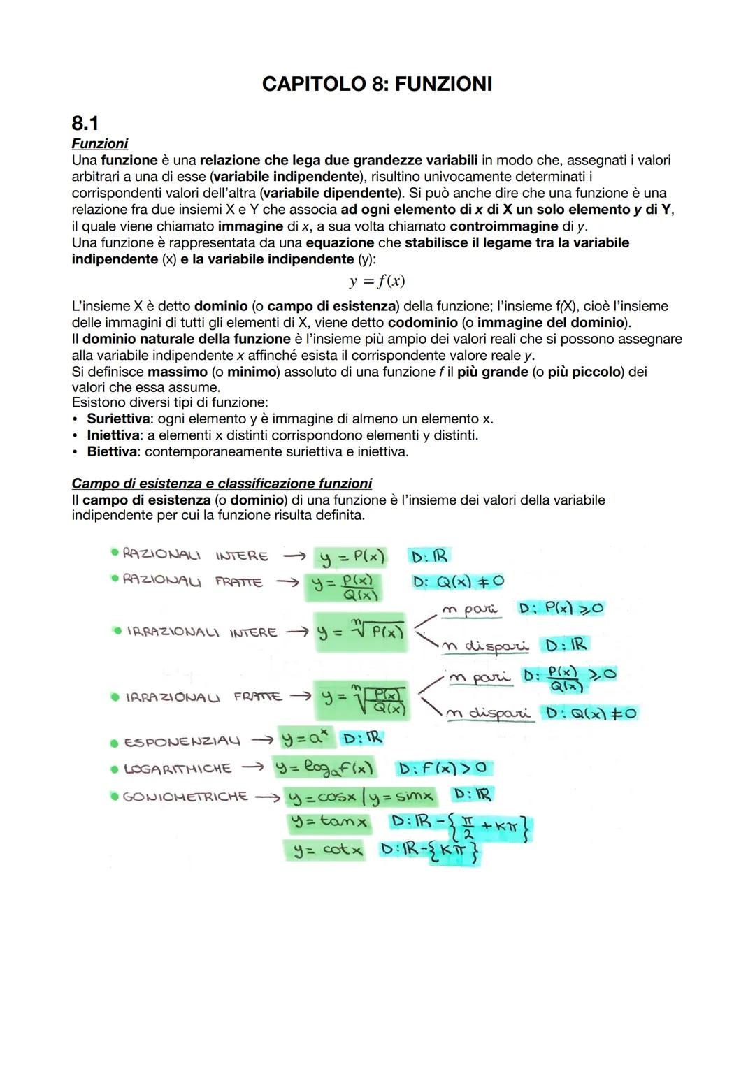 ## CAPITOLO 6: LOGARITMI ED ESPONENZIALI
6.1
### Equazioni esponenziali
Un'equazione esponenziale è un'equazione in cui l'incognita compar