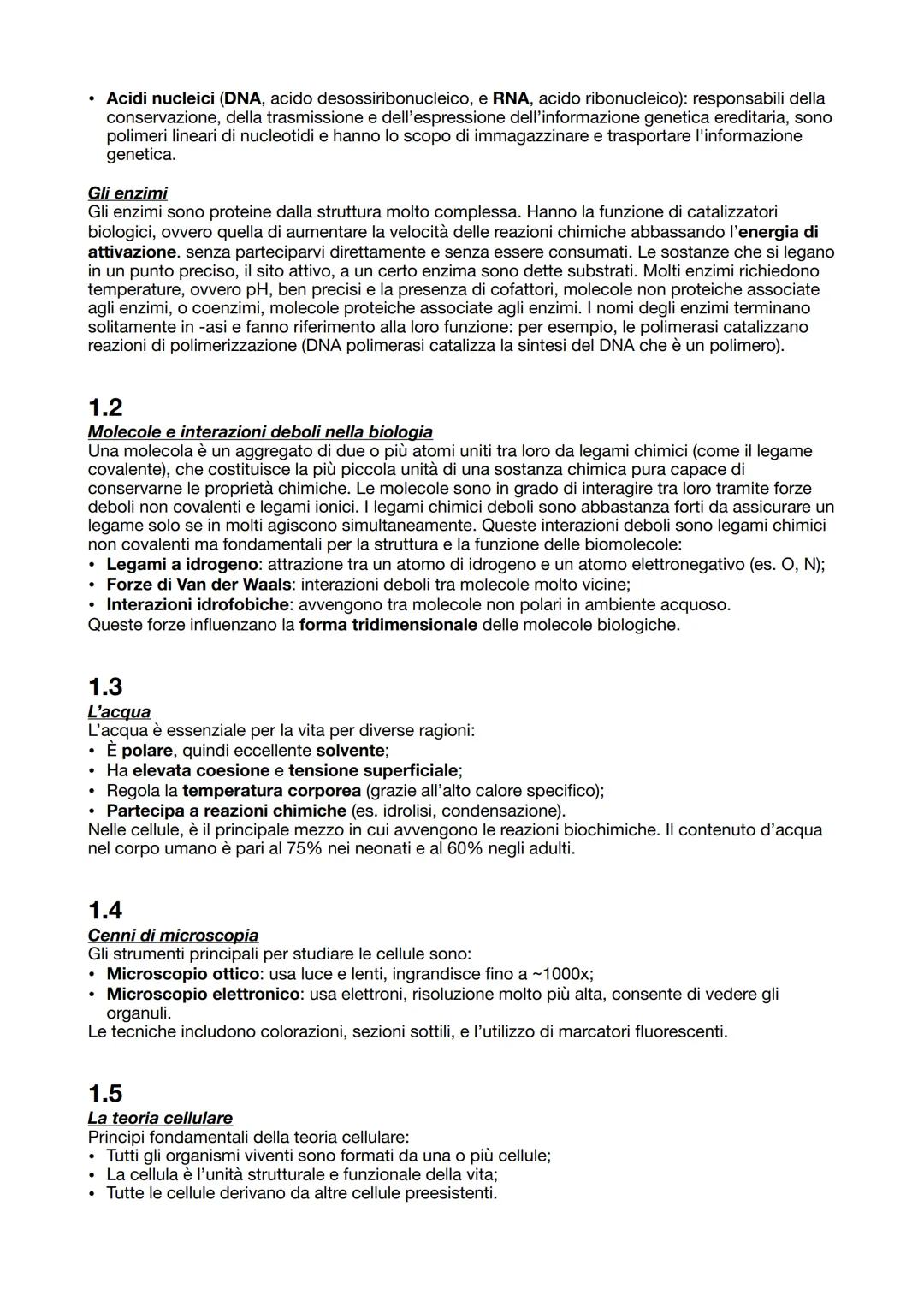 BIOLOGIA CAPITOLO 1: BIOLOGIA CELLULARE
1.1
Introduzione alla biologia
La biologia è la scienza che studia gli esseri viventi, la loro strut