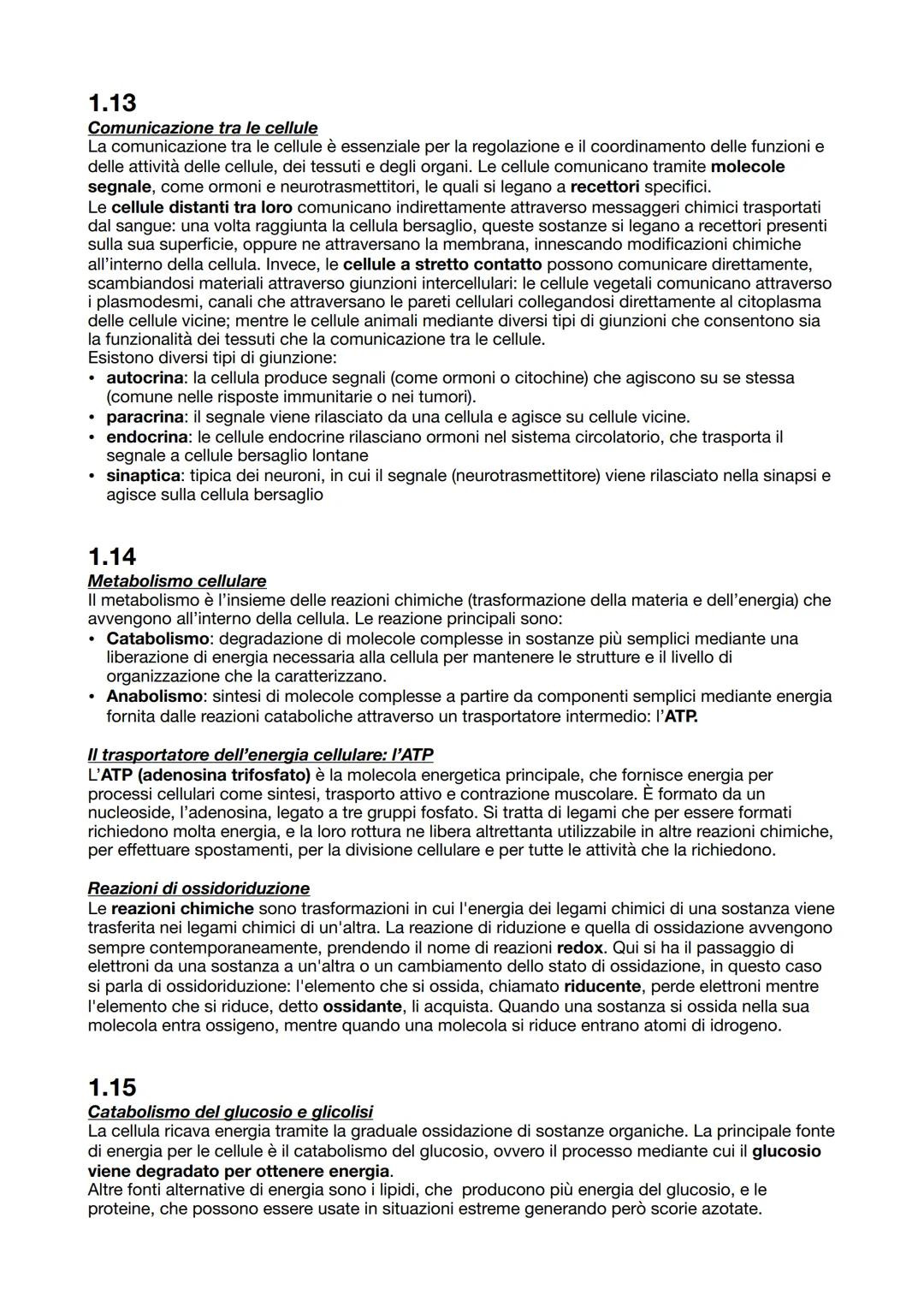 BIOLOGIA CAPITOLO 1: BIOLOGIA CELLULARE
1.1
Introduzione alla biologia
La biologia è la scienza che studia gli esseri viventi, la loro strut