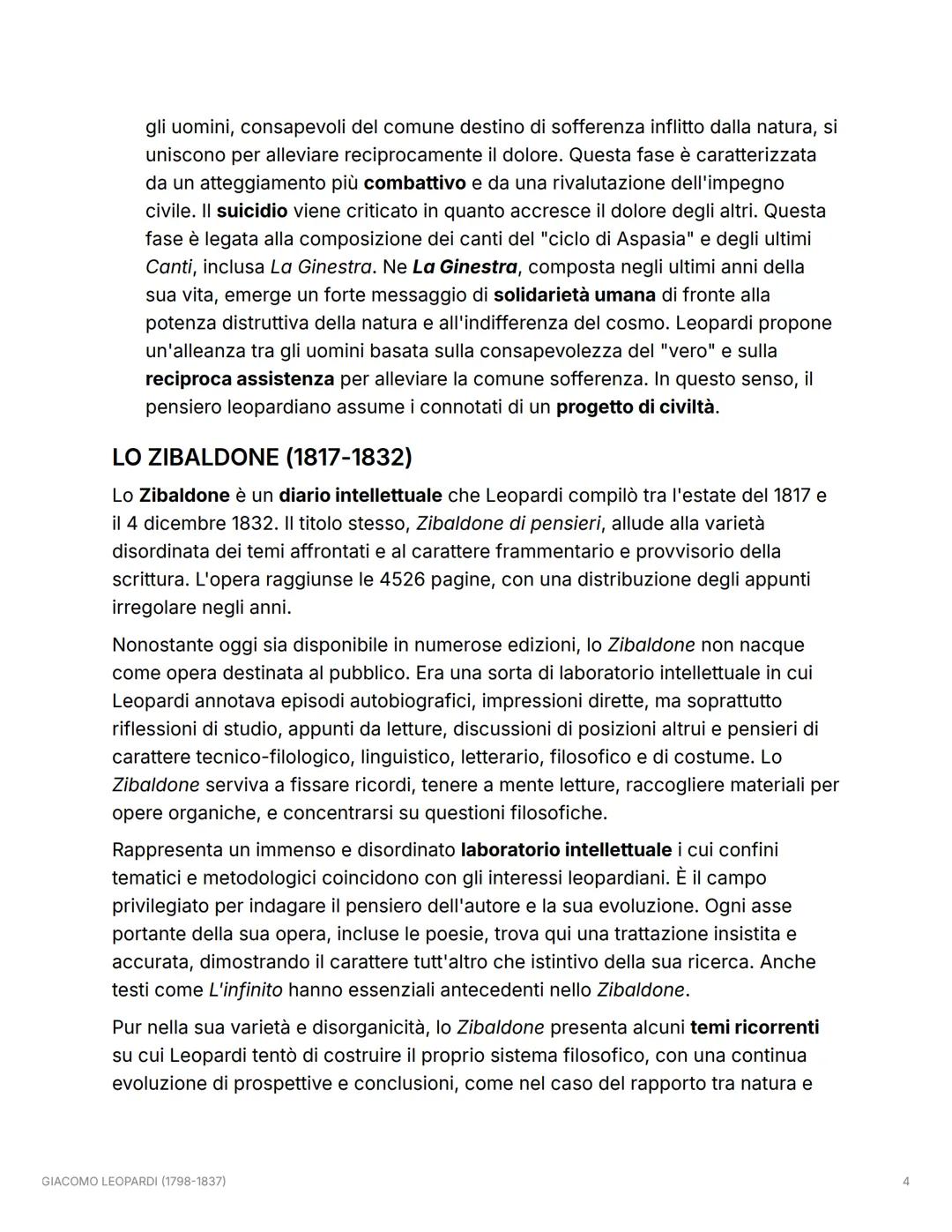 GIACOMO LEOPARDI (1798-
1837)
VITA
Giacomo Leopardi nacque a Recanati il 29 giugno 1798. Era il primogenito del
conte Monaldo e della marche