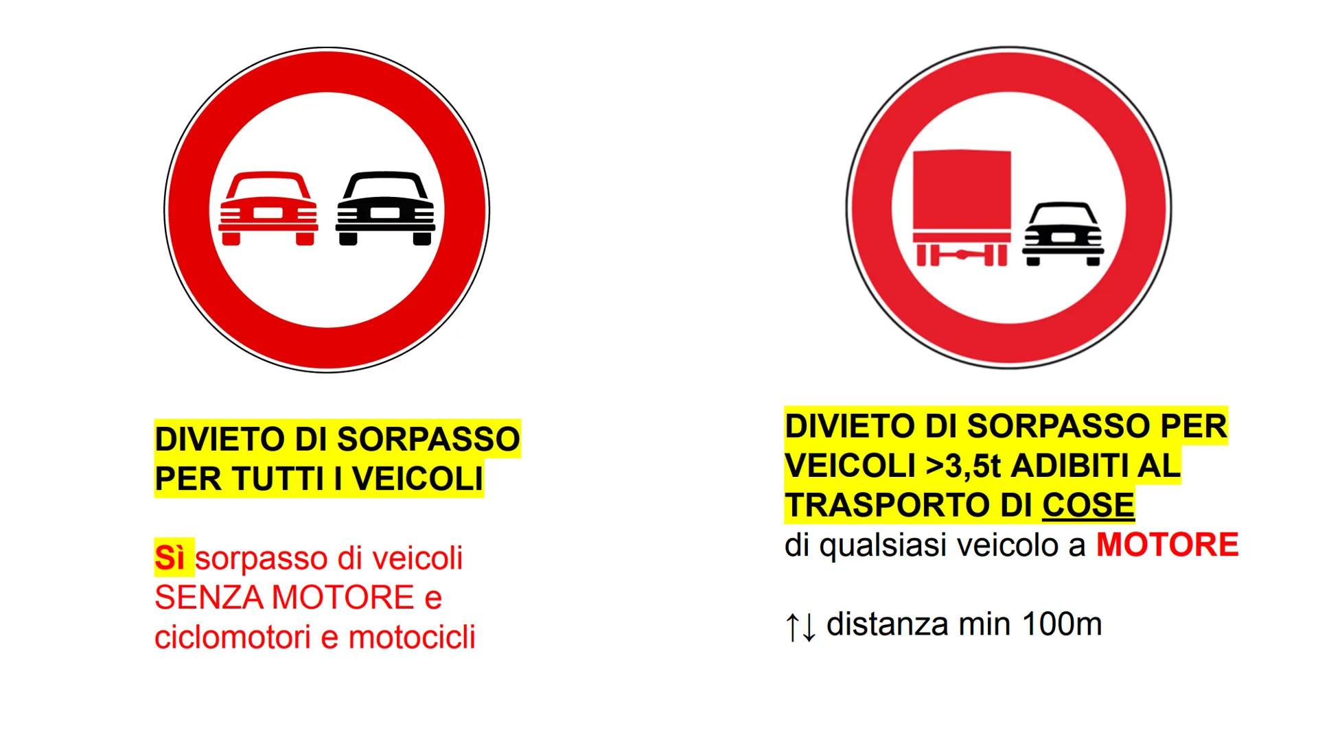 SEGNALI DI PRESCRIZIONE: OBBLIGO, DIVIETO E
PRECEDENZA
SEGNALI COMPLEMENTARI: curve, andamento strada e
corsie
Segnali simili: pag 83
Invers