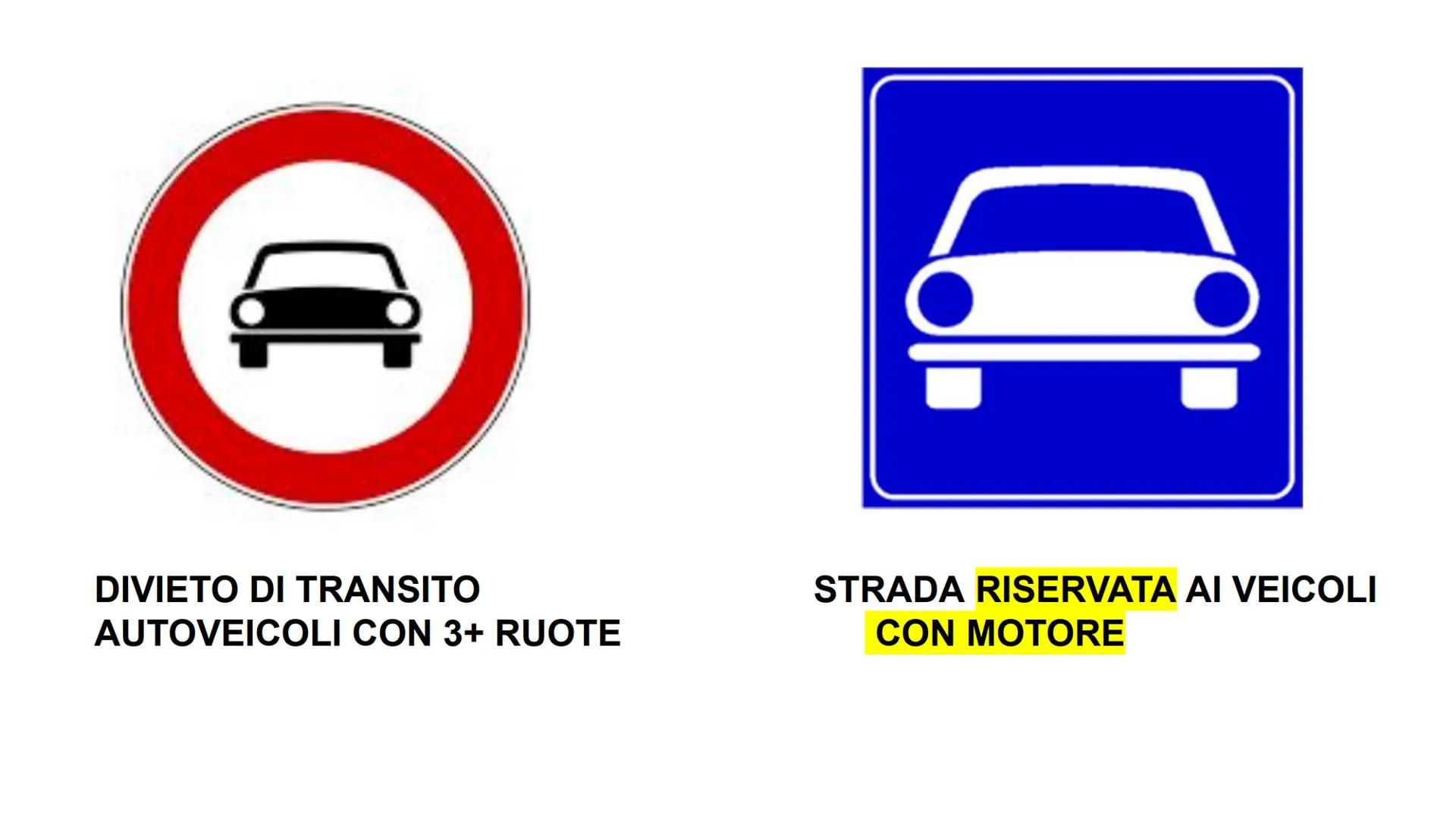 SEGNALI DI PRESCRIZIONE: OBBLIGO, DIVIETO E
PRECEDENZA
SEGNALI COMPLEMENTARI: curve, andamento strada e
corsie
Segnali simili: pag 83
Invers