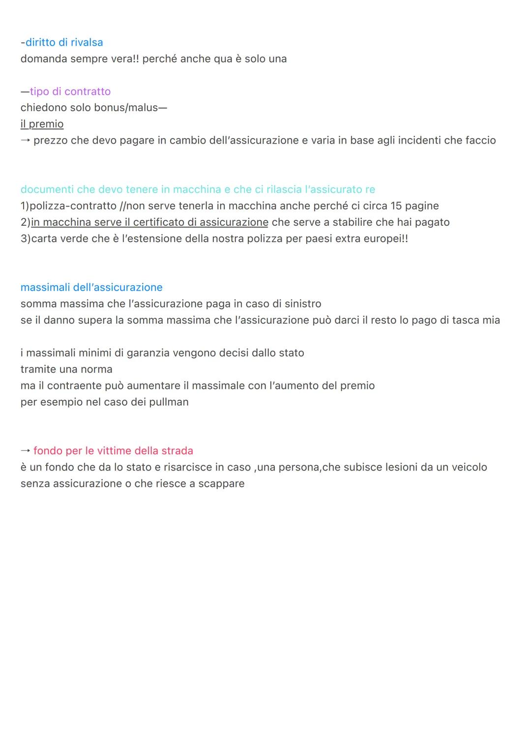 responsabilità civile penale ed amministrativa
-amministrativa: (responsabile conducente e/o proprietario dell'auto)
sorge quando non si ris