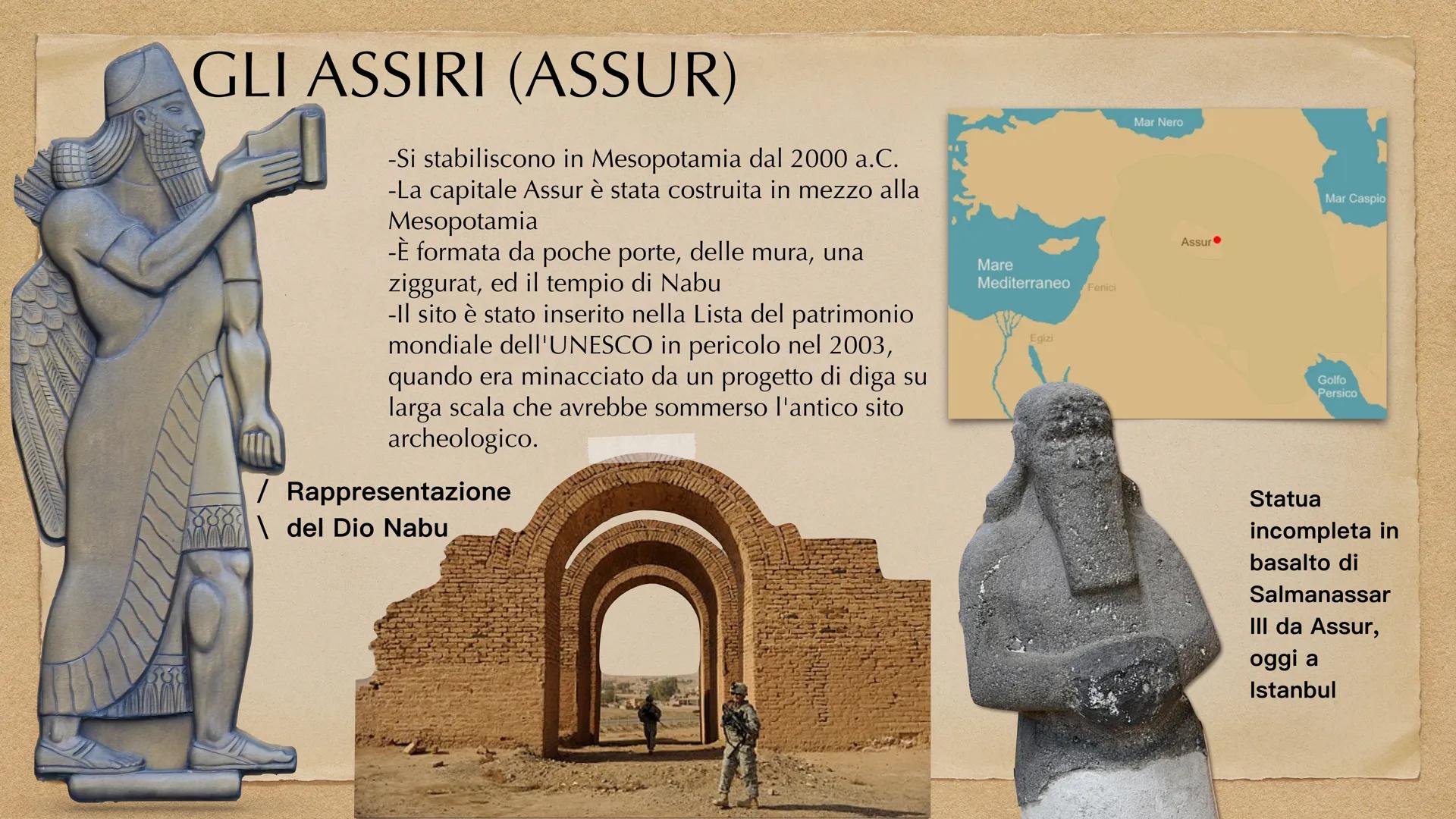 I SUMERI (La Ziggurat)
-Si stabiliscono in Mesopotamia verso il 4100 a.C.
-Sono i primi a fondare delle grandi Città Stato, come ad esempio