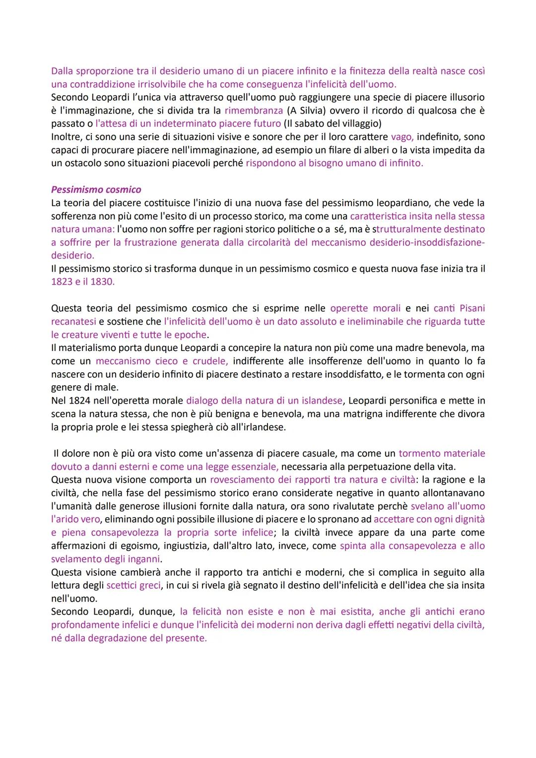 GIACOMO LEOPARDI
La vita di Giacomo Leopardi è apparentemente spoglia di eventi: i dati più importanti della sua
biografia sono l'isolamento