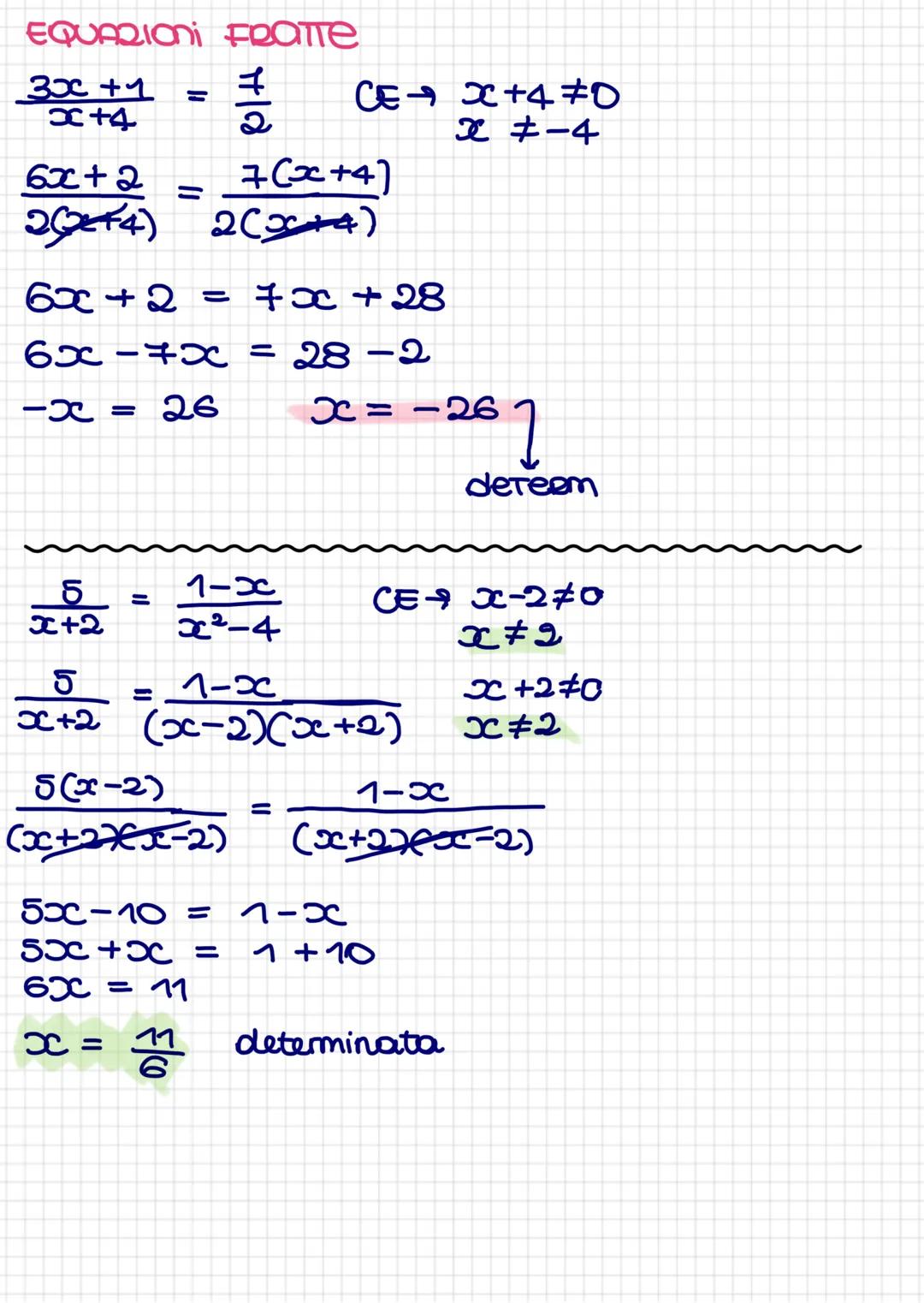Programma matematica seconda