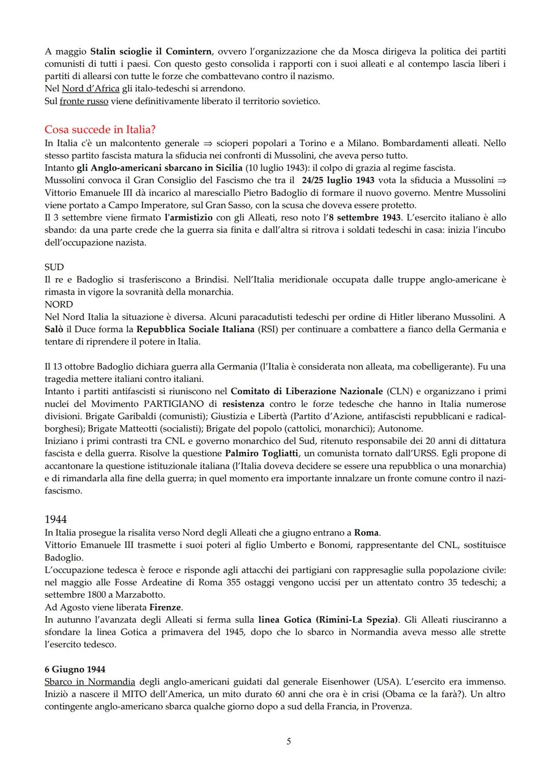 VERSO IL SECONDO CONFLITTO MONDIALE
1919-1933
La repubblica di Weimar in Germania
1920
Hitler è a capo del Partito nazista (Partito nazional