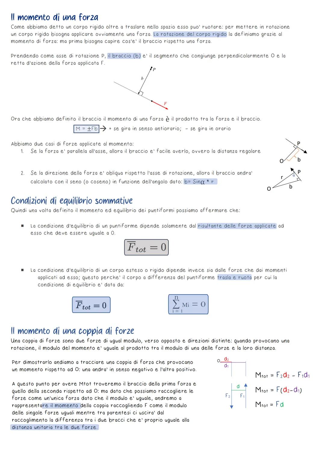 Fisica 4
Corpo puntiforme e corpo rigido
In fisica un oggetto puo' essere classificato in base alle sue proprieta' in relazione con lo spazi