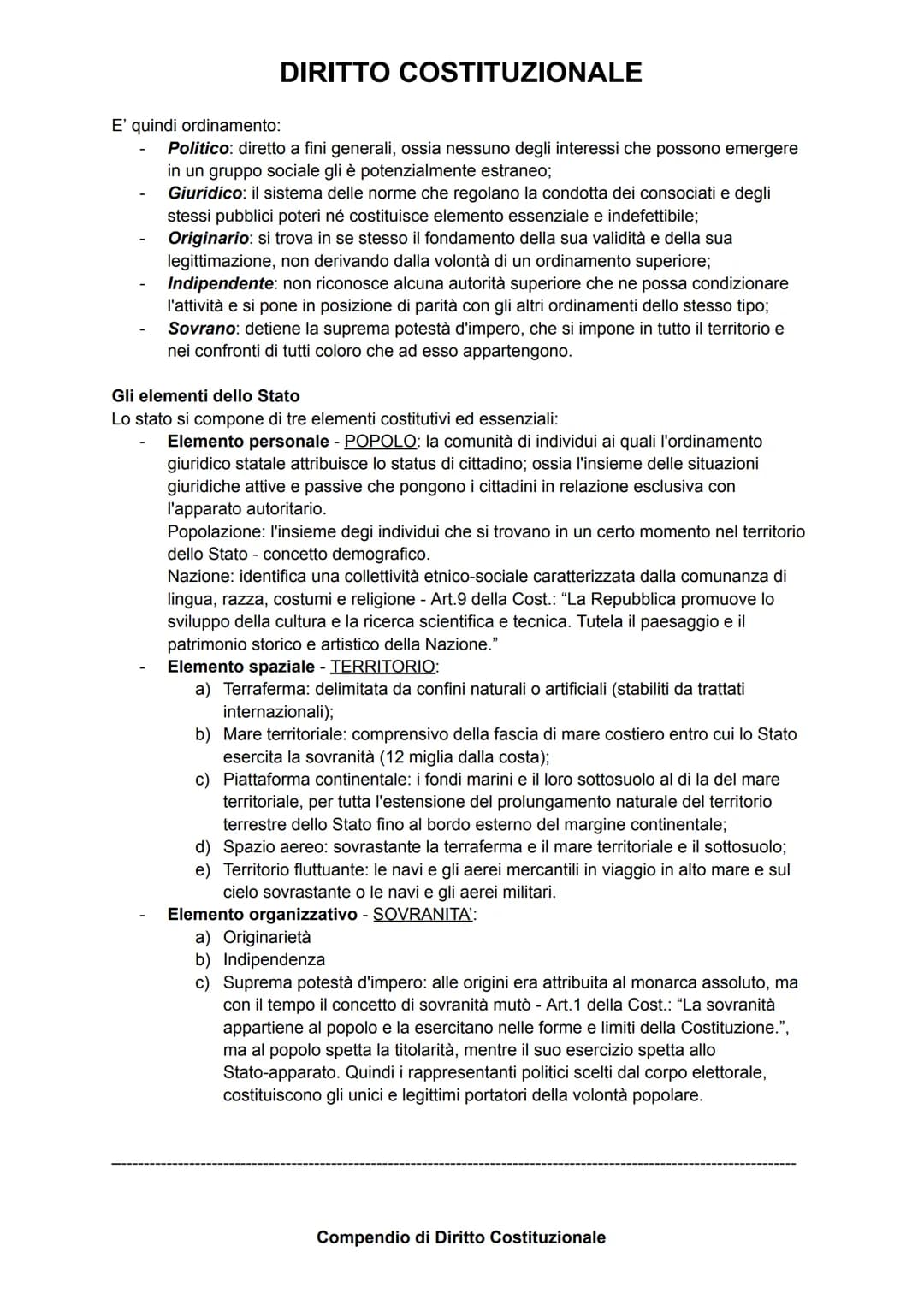 Che cos'è il diritto?
DIRITTO COSTITUZIONALE
Il diritto è distinzione, individualizzazione dei contorni, è un insieme di regole che
discipli