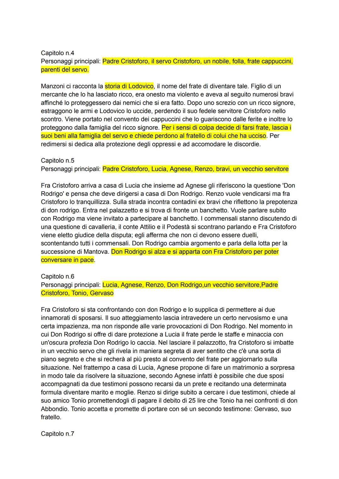 PROMESSI SPOSI:
Capitolo n.1
Personaggi principali: Don Abbondio, i bravo di Don Rodrigo, Perpetua
Il romanzo inizia con la descrizione dei