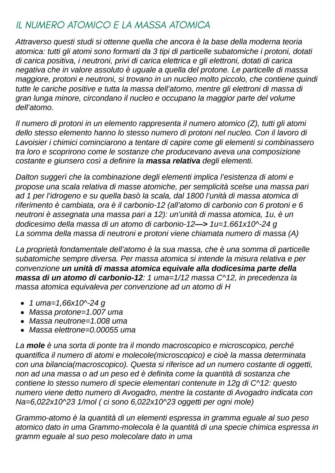 CHIMICA GENERALE E INORGANICA: TEORIA
CHE COS'È LA CHIMICA? La chimica è una scienza sperimentale che studia la
materia e le sue trasformazi