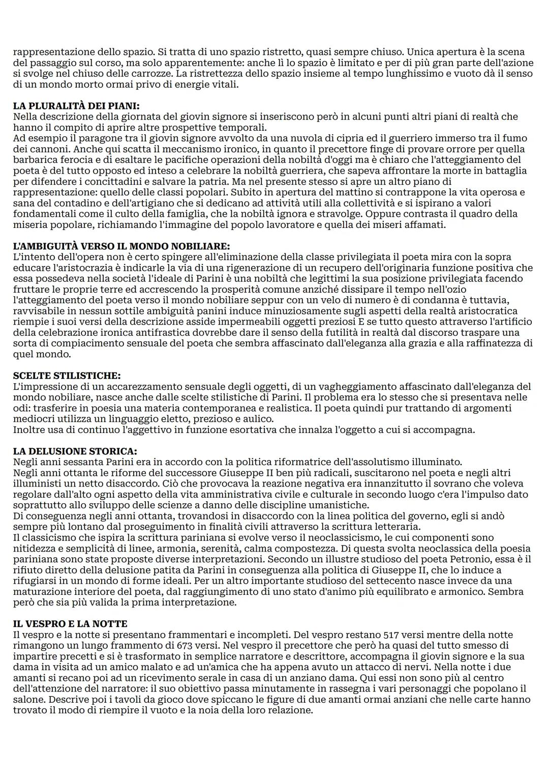 GIUSEPPE PARINI - VITA:
Giuseppe Parini nacque il 23 maggio 1729 a Bosisio da una famiglia di modeste condizioni. Dopo i primi studi si
tras