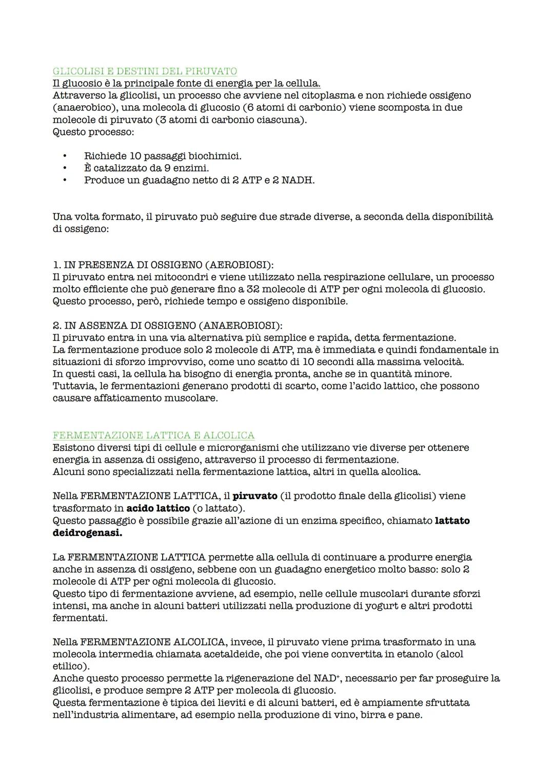 ## METABOLISMO ENERGETICO
Il metabolismo è l'insieme delle reazioni chimiche che avvengono nelle cellule e che
permettono di degradare e si