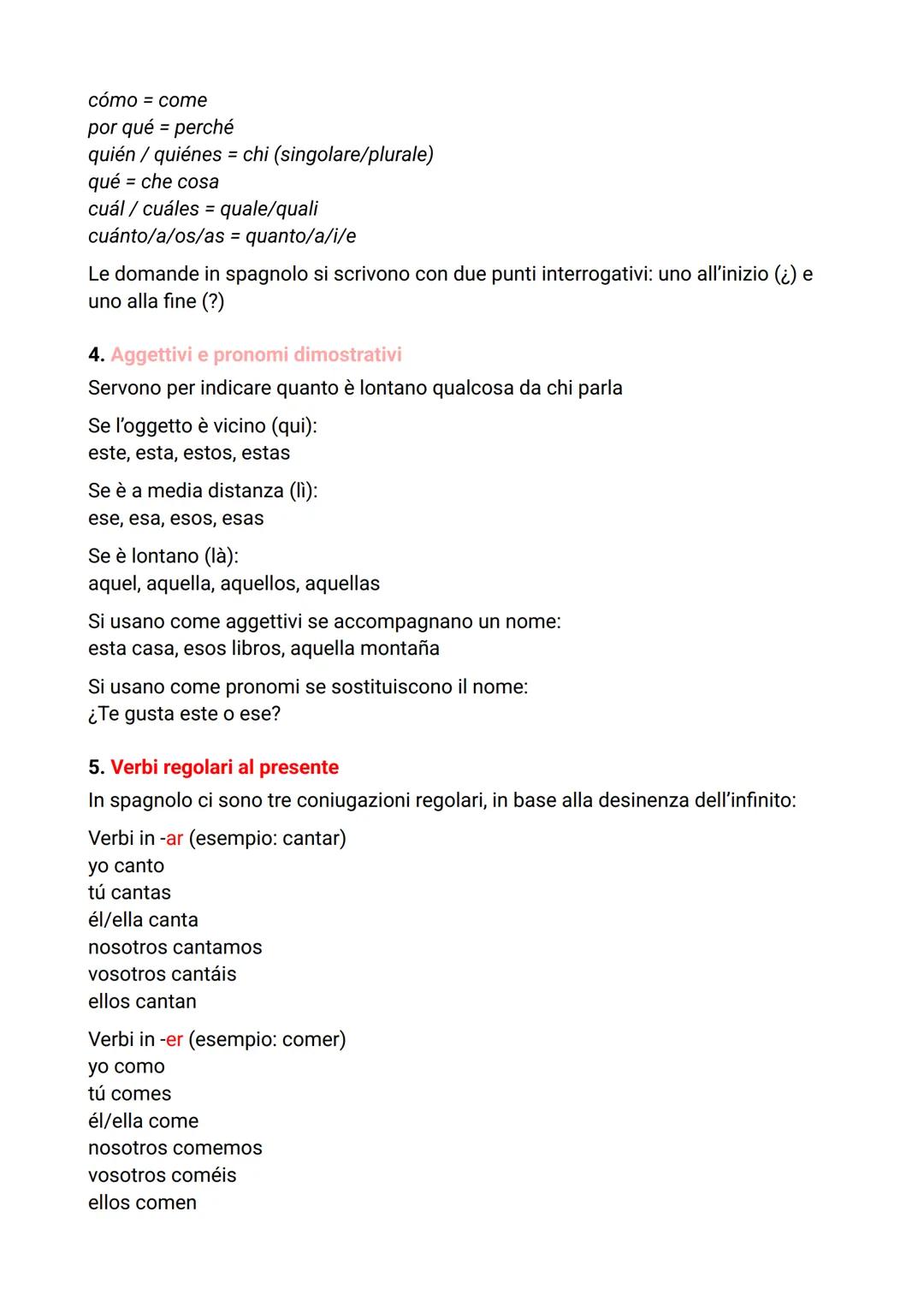 GRAMMATICA SPAGNOLA
UNITA' 1
1. Formazione del plurale (Formación del plural)
REGOLA BASE:
Per formare il plurale in spagnolo si aggiunge:
-