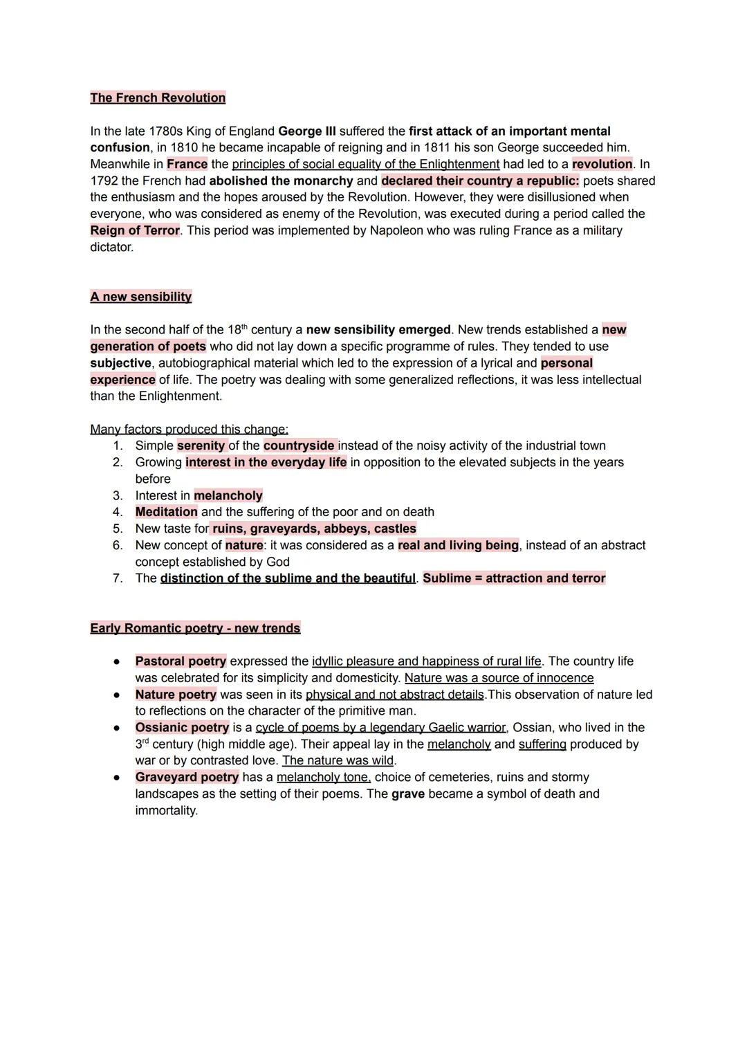 ## THE ROMANTIC AGE
PROGRAMMA INGLESE
The Romantic Age is seen as a reaction against the Enlightenment. Instead of focusing on reason, it
e