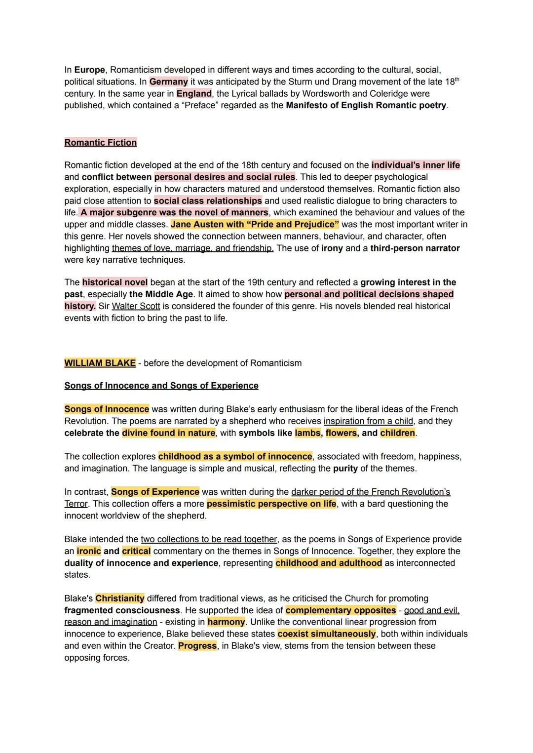 ## THE ROMANTIC AGE
PROGRAMMA INGLESE
The Romantic Age is seen as a reaction against the Enlightenment. Instead of focusing on reason, it
e