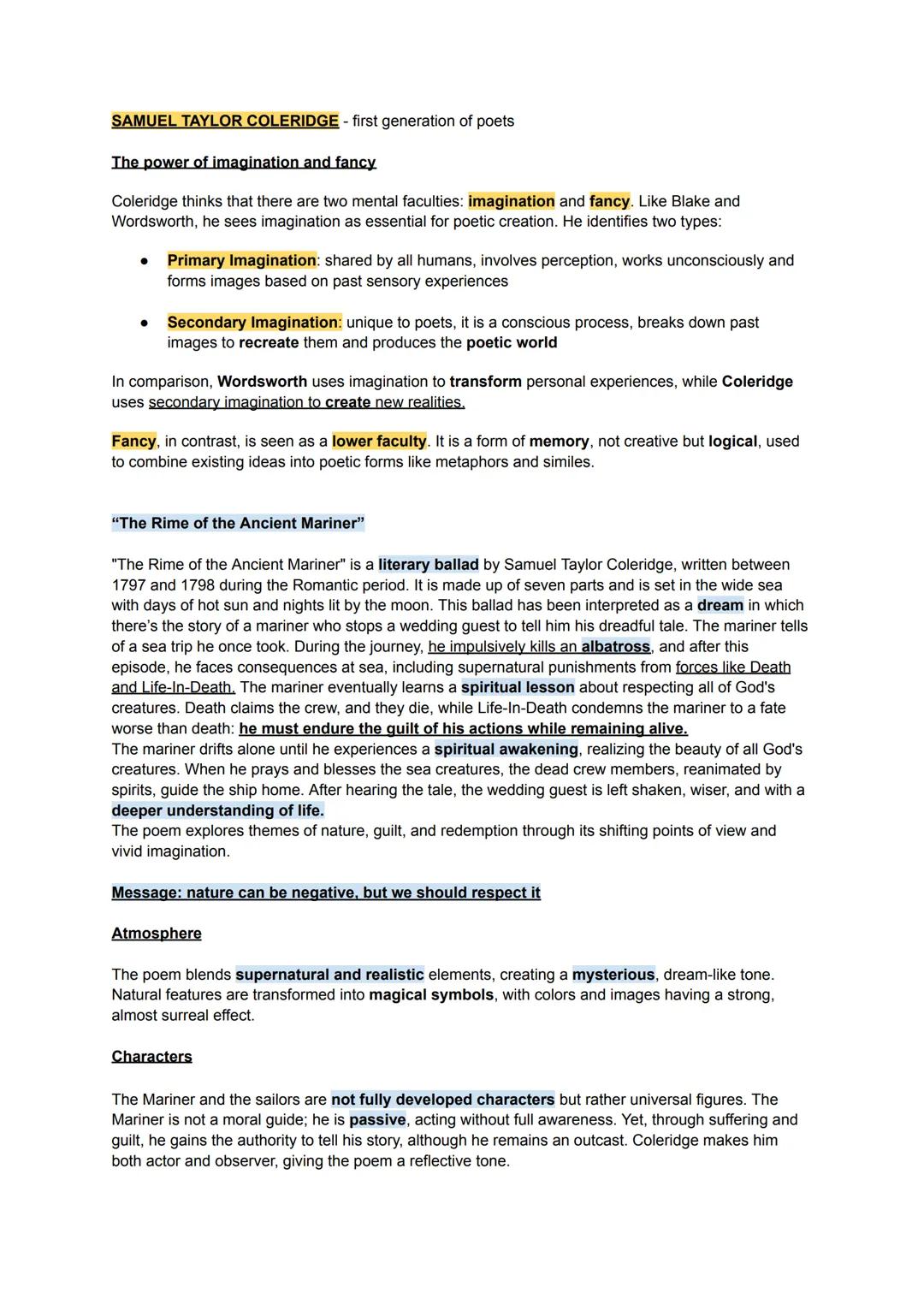 ## THE ROMANTIC AGE
PROGRAMMA INGLESE
The Romantic Age is seen as a reaction against the Enlightenment. Instead of focusing on reason, it
e