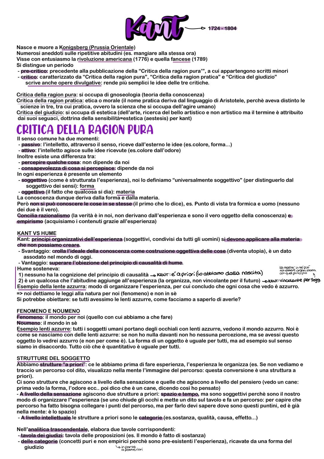 ## Kant
1724--1804
Nasce e muore a Konigsberg (Prussia Orientale)
Numerosi aneddoti sulle ripetitive abitudini (es. mangiare alla stessa ora