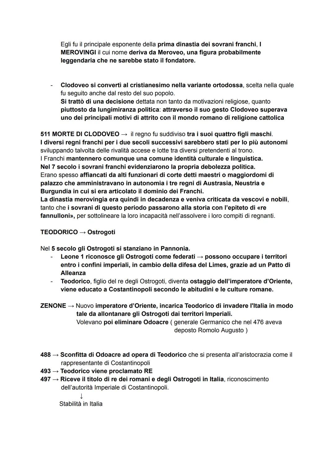 L'ALTO MEDIOEVO
476 d.C. → convenzionalmente la fine dell'epoca antica e l'inizio di una nuova età:
il Medioevo → letteralmente significa et