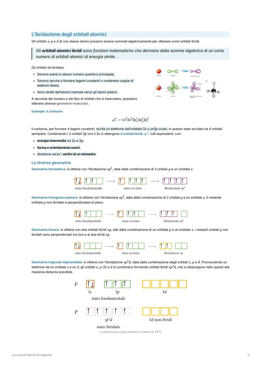 Chimica
Le nuove teorie di legame
I limiti della teoria di Lewis
La teoria di Lewis si basa sulla condivisione di coppie di elettroni per sp