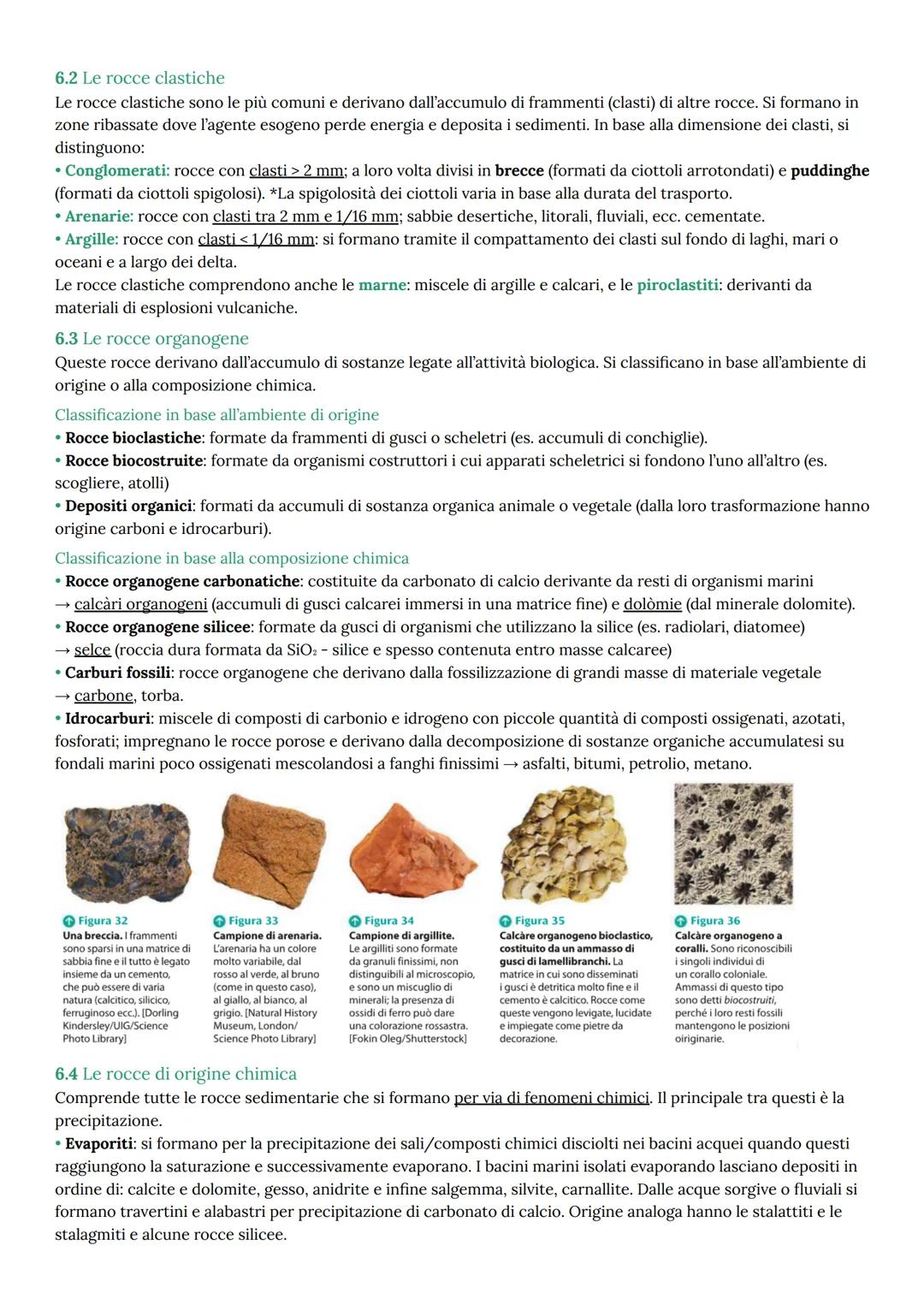 # โข MINERALI E ROCCE โข
1. I costituenti della crosta terrestre e i minerali
Le prime rocce si sono formate quando la parte esterna del pian