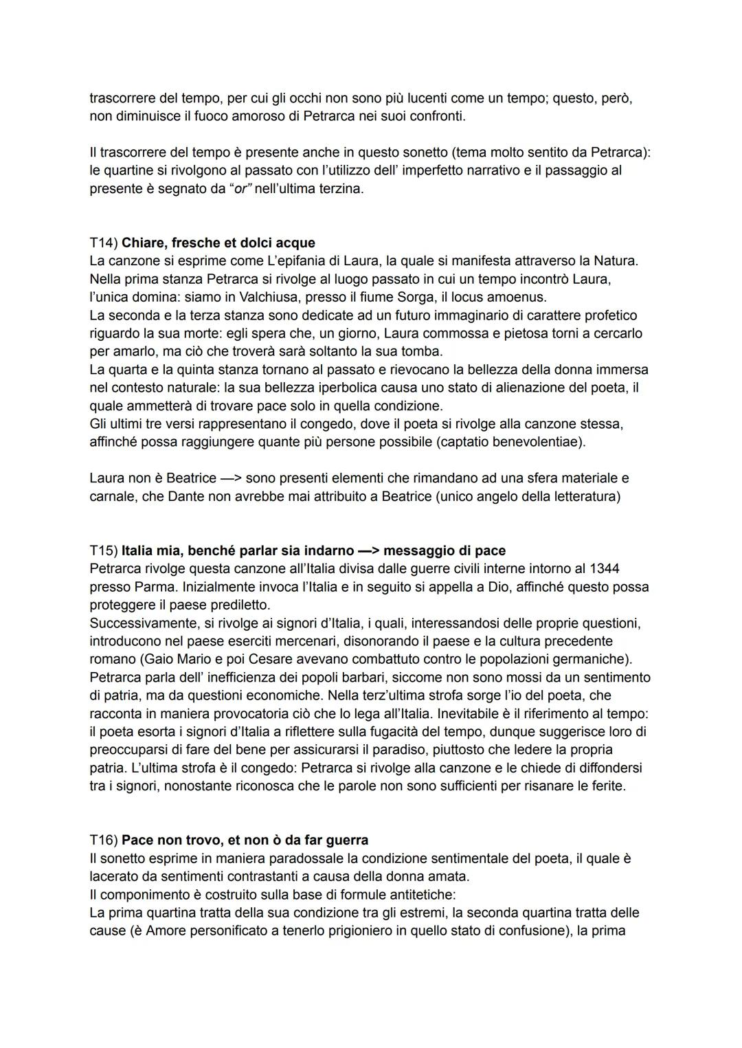 FRANCESCO PETRARCA
1304-1374
L'attrazione verso i piaceri terreni e la necessità di rivolgersi all'eterno, unita all'esigenza
profonda di r