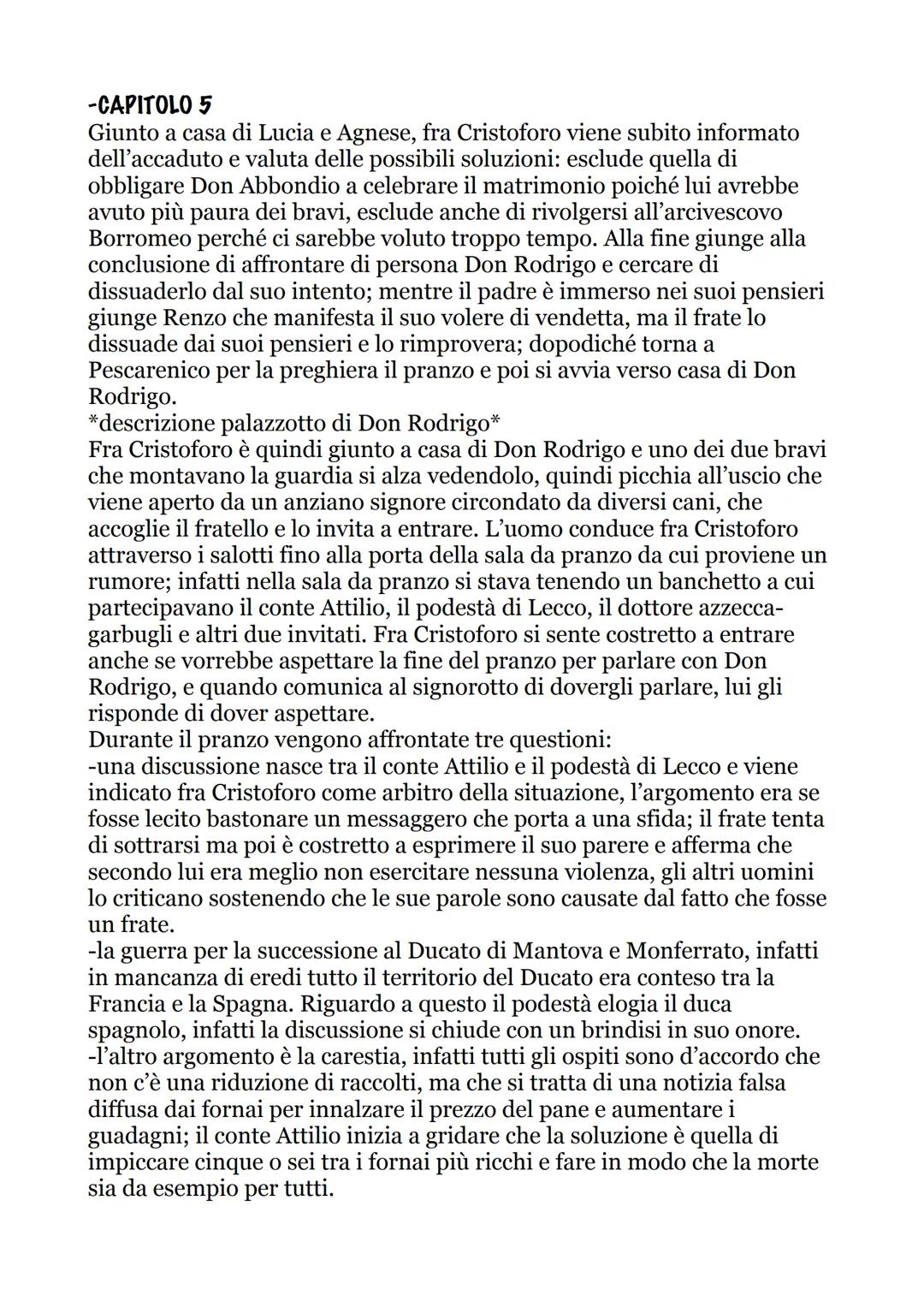 # RIASSUNTI PROMESSI SPOSI
CAPITOLI 1-5
-CAPITOLO 1
Nella prima parte viene fatta una descrizione del luogo, ovvero della città
vicino al l