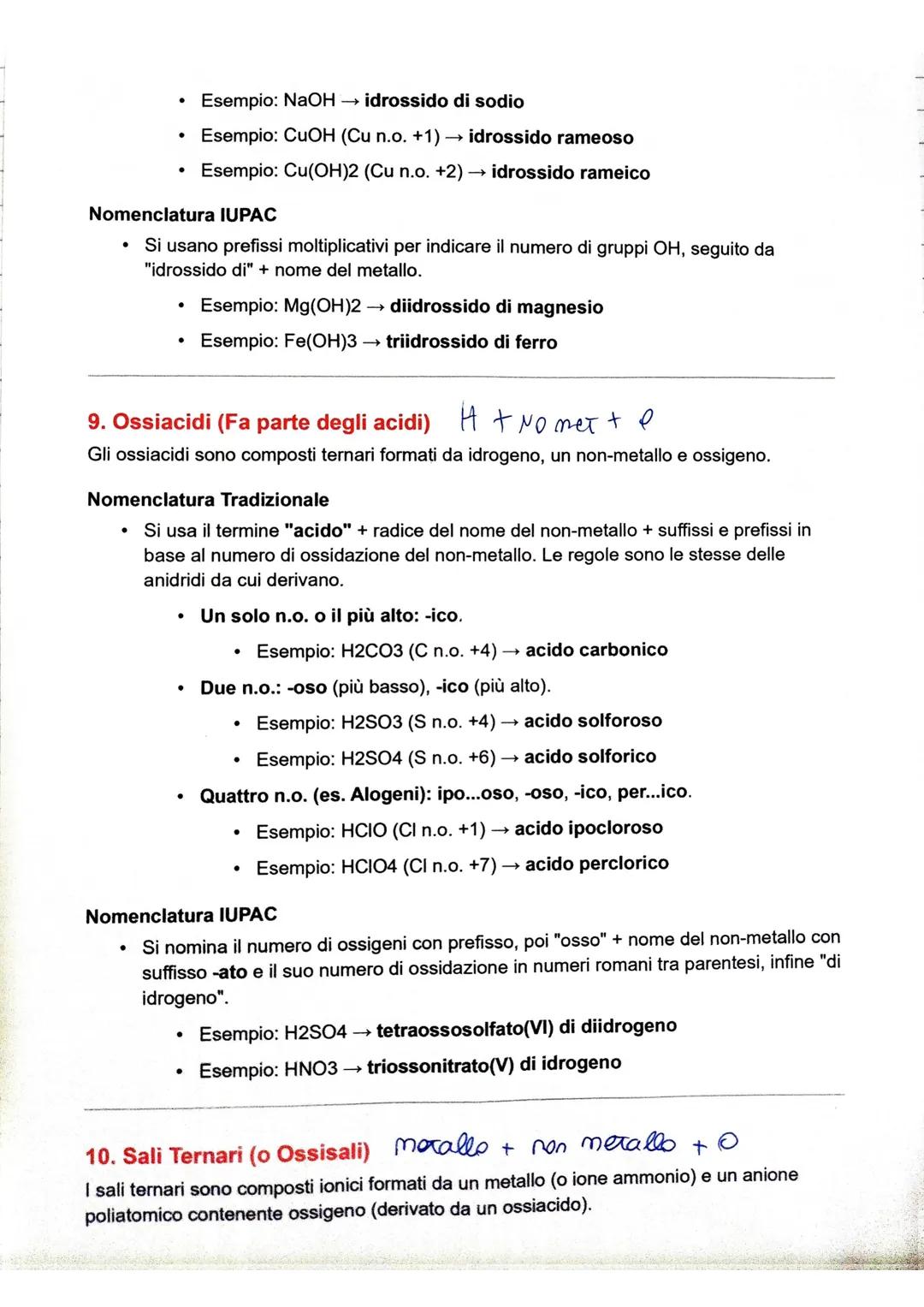 # OSSIGENO
# BINARI
1. Ossidi (Ossidi basici)
Gli ossidi sono composti binari dell'ossigeno con un altro elemento.
Nomenclatura Tradizio