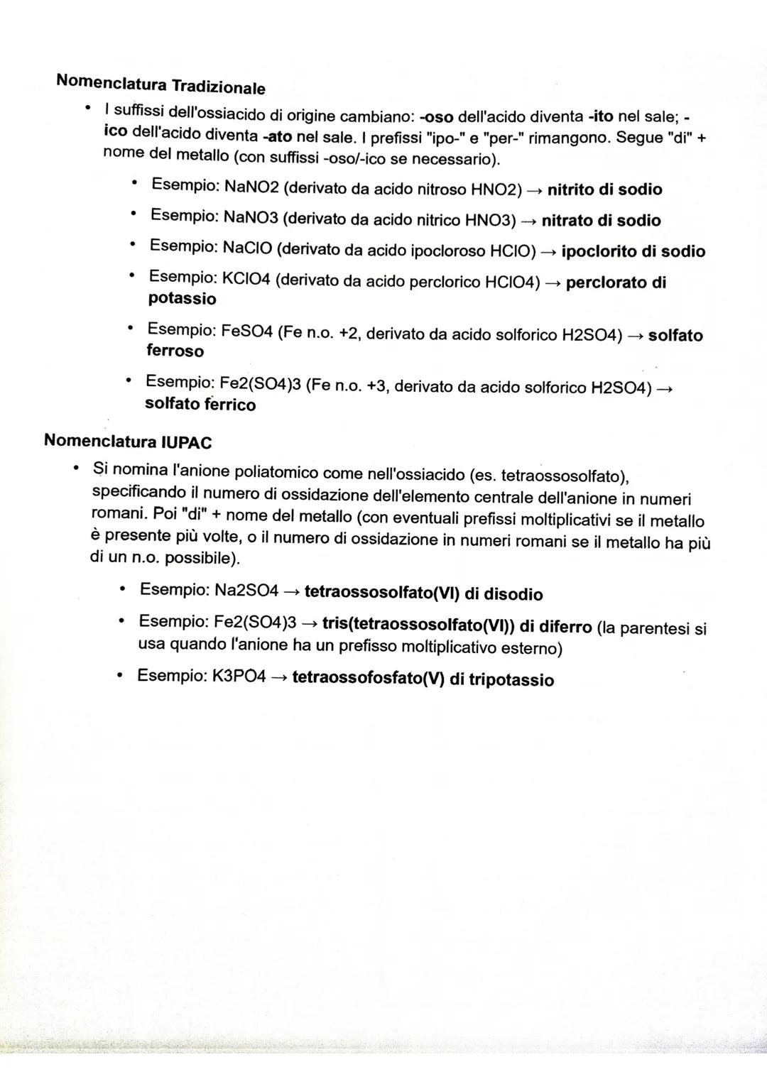 # OSSIGENO
# BINARI
1. Ossidi (Ossidi basici)
Gli ossidi sono composti binari dell'ossigeno con un altro elemento.
Nomenclatura Tradizio