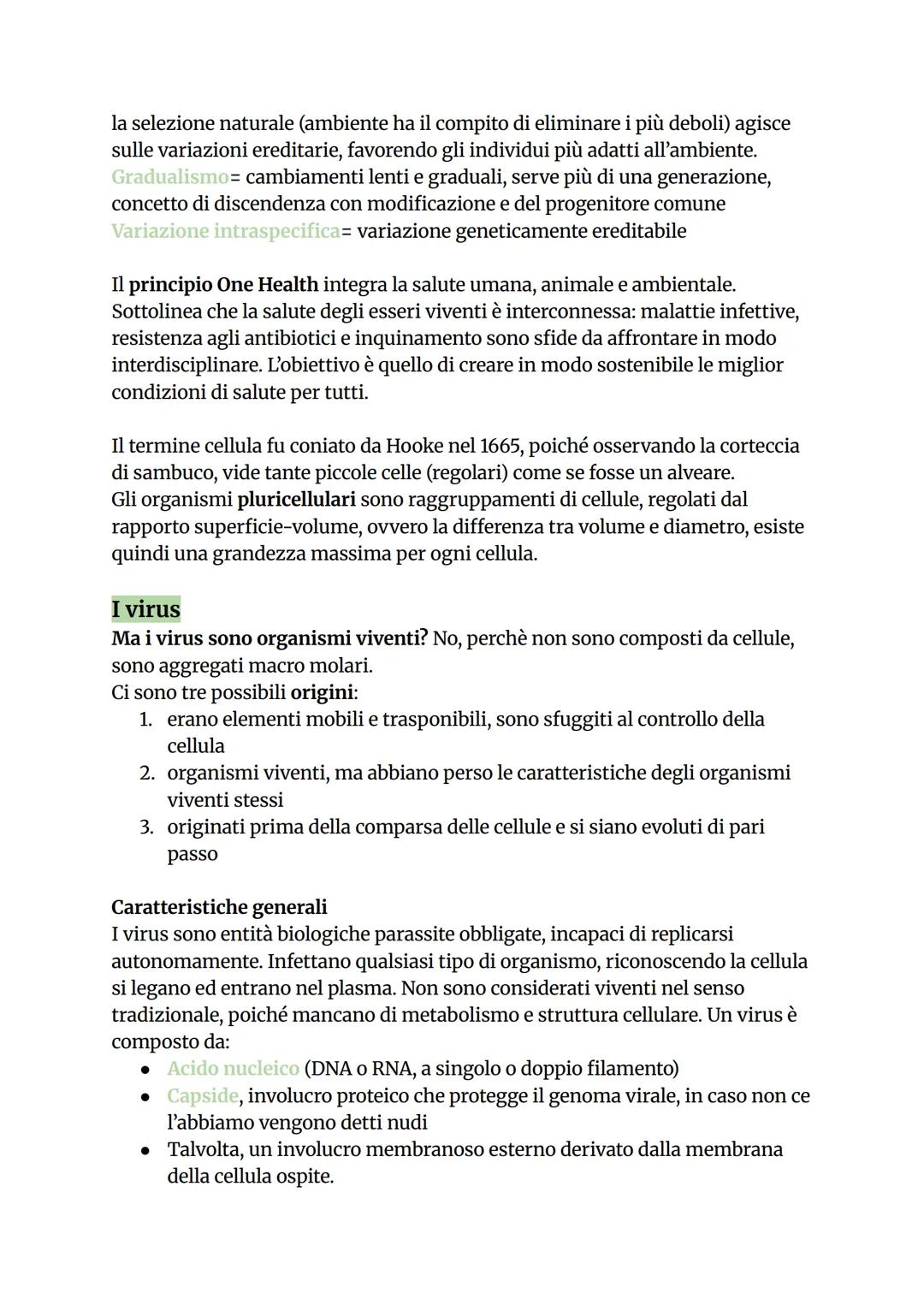 # L'albero della vita, la teoria cellulare e le proprietà della materia
vivente
L'albero della vita è una rappresentazione evolutiva che de