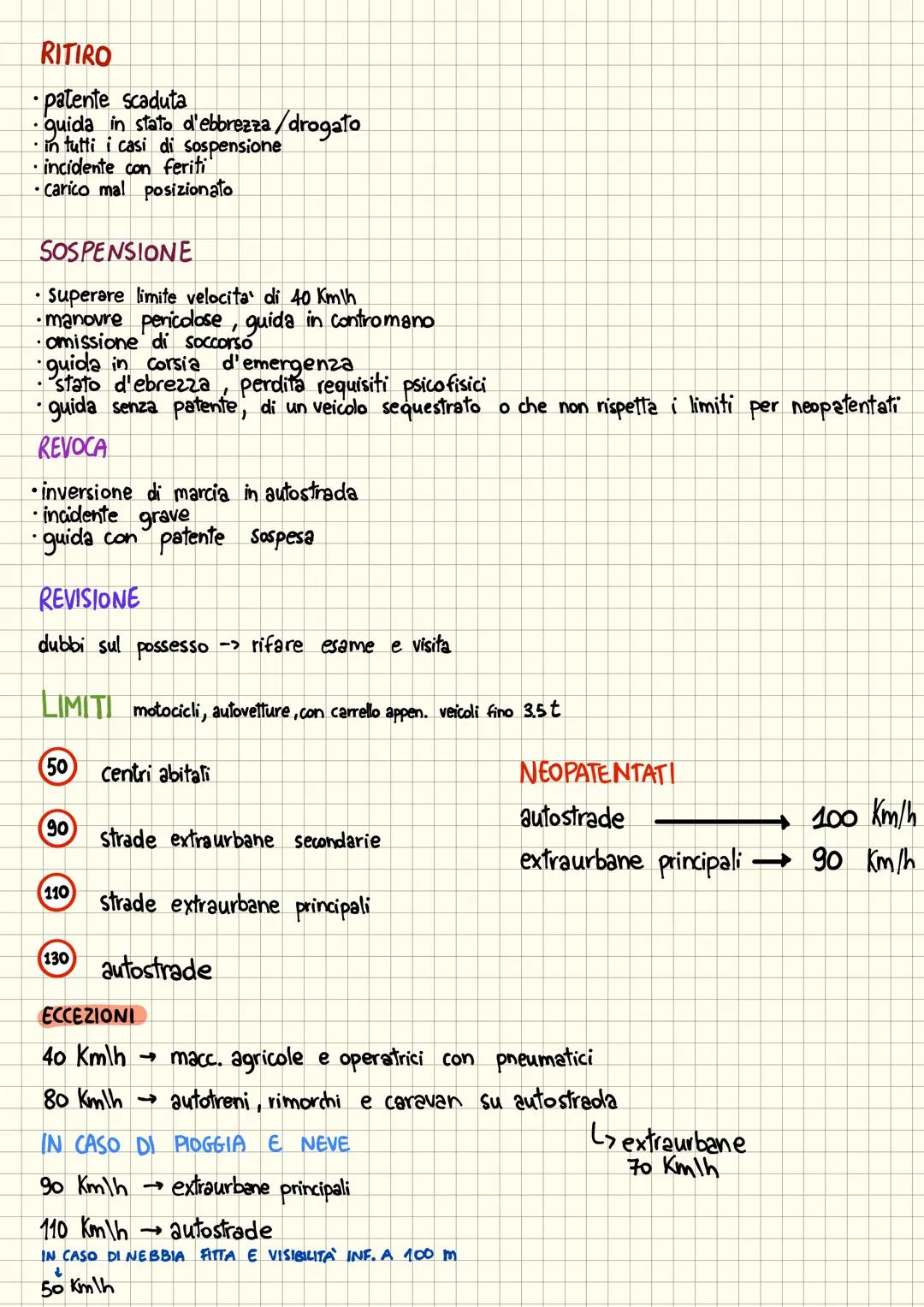 # TIPOLOGIE DI VEICOLI
CICLOMOTORI
• 203 ruote
•max 45 km/h e 50 cm³
• quadricicli leggeri
fino 425 kg emax 6 Kw
AUTOVEICOLI
autovett